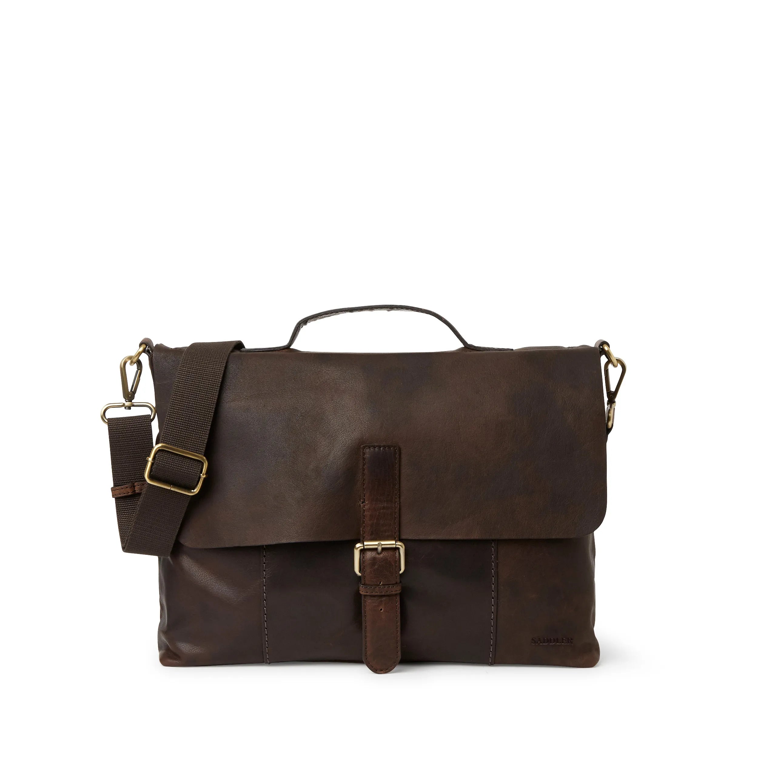 Saddler Ålesund datorväska 14", Mörkbrun