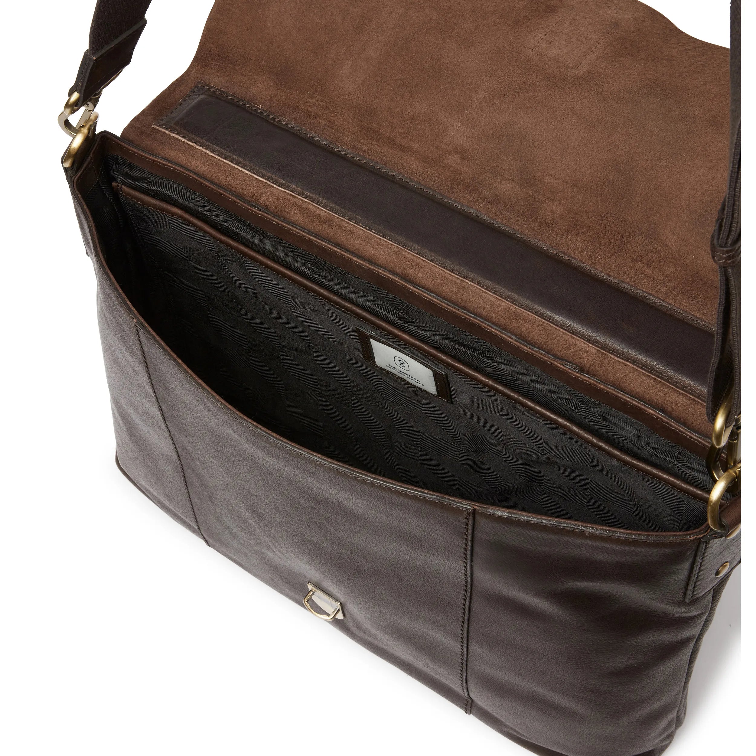 Saddler Ålesund datorväska 14", Mörkbrun