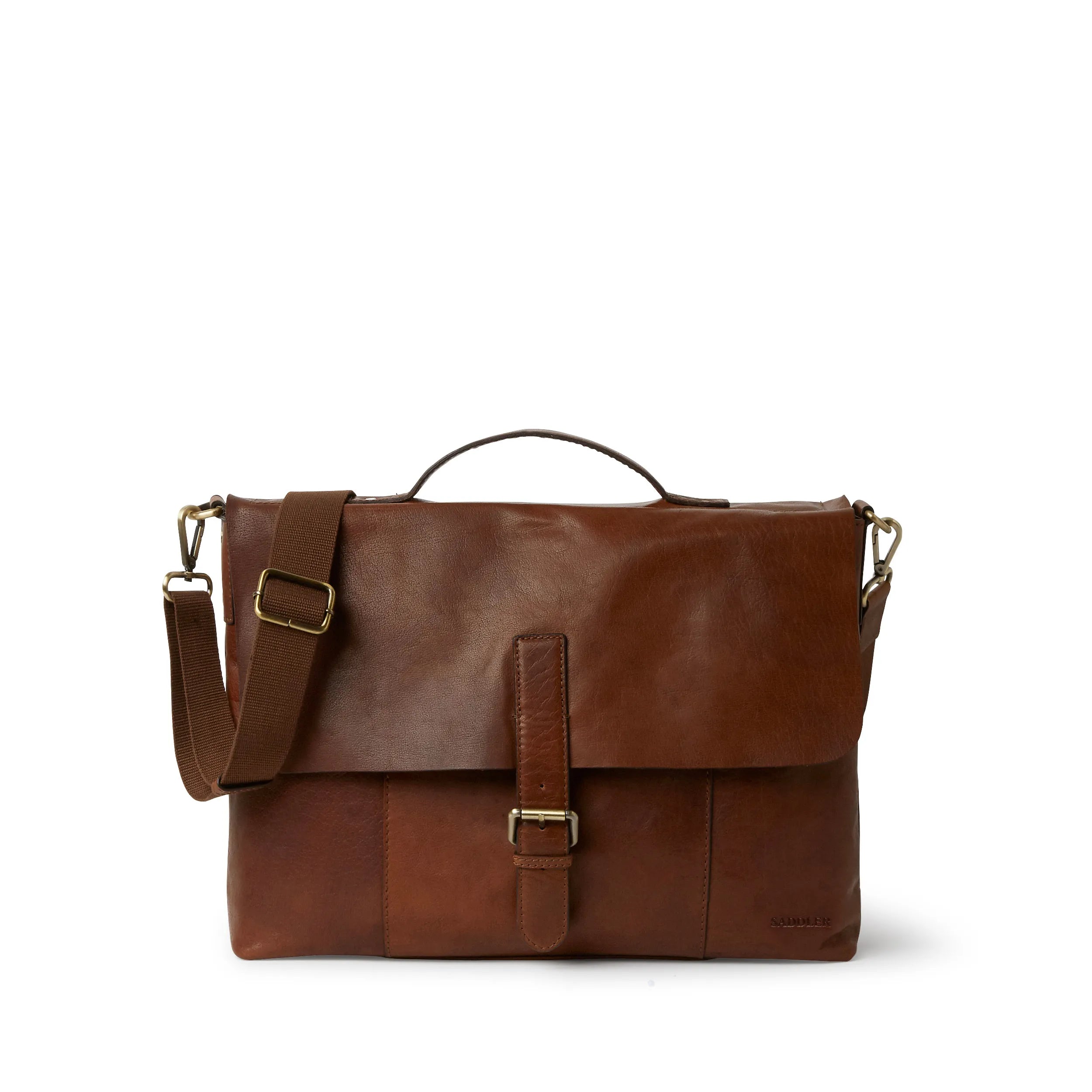 Saddler Ålesund datorväska 14", Brun