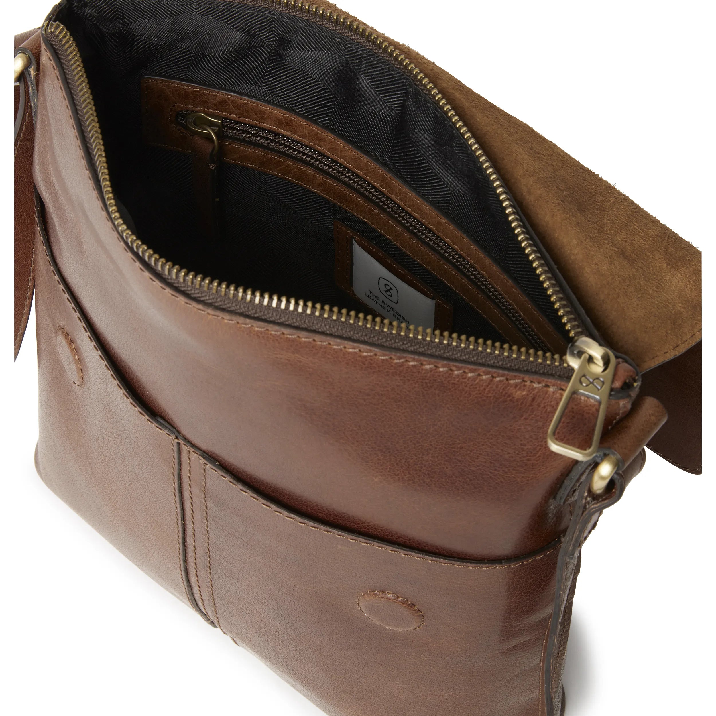 Saddler Oslo axelremsväska, Brun