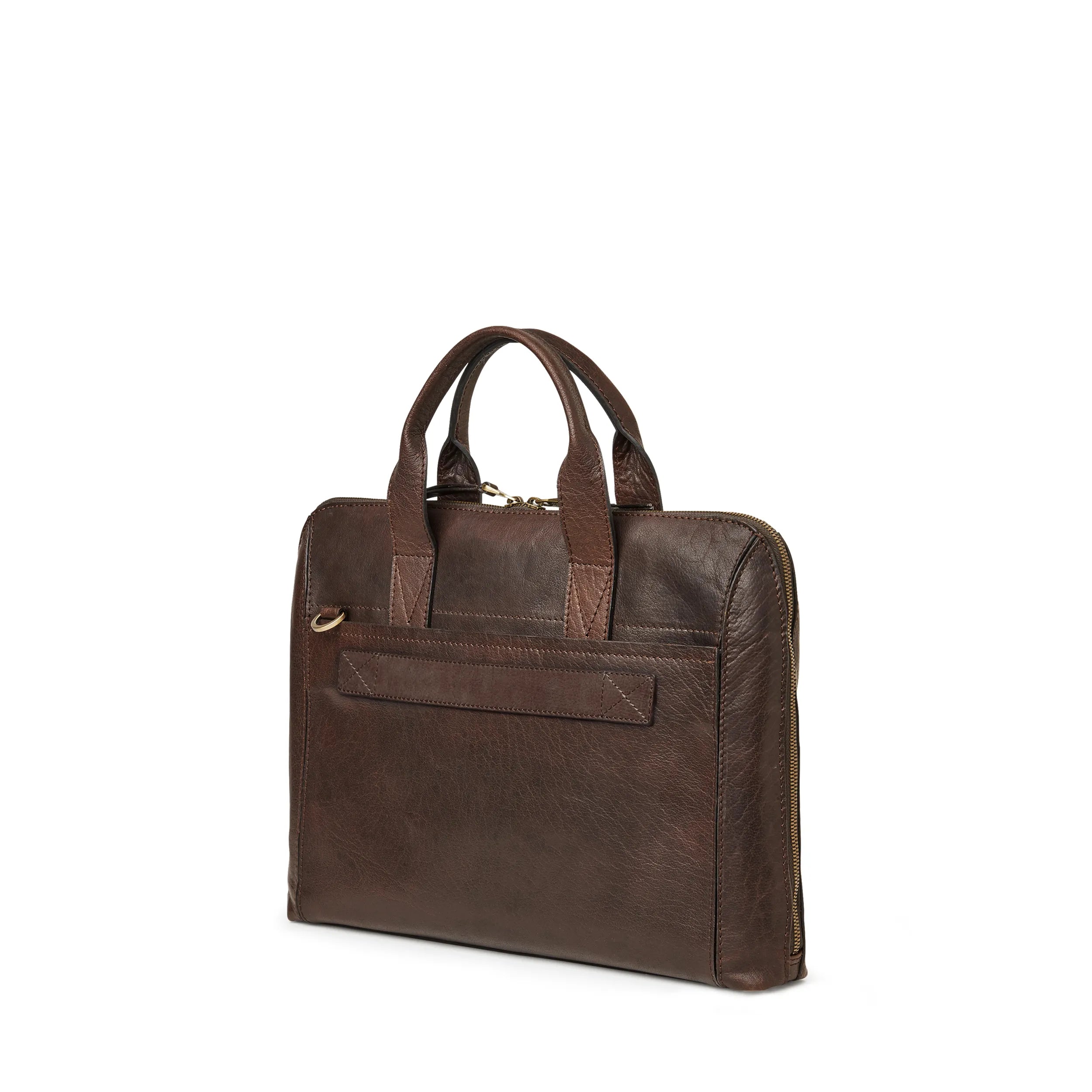 Saddler Gustav datorväska 15", Mörkbrun