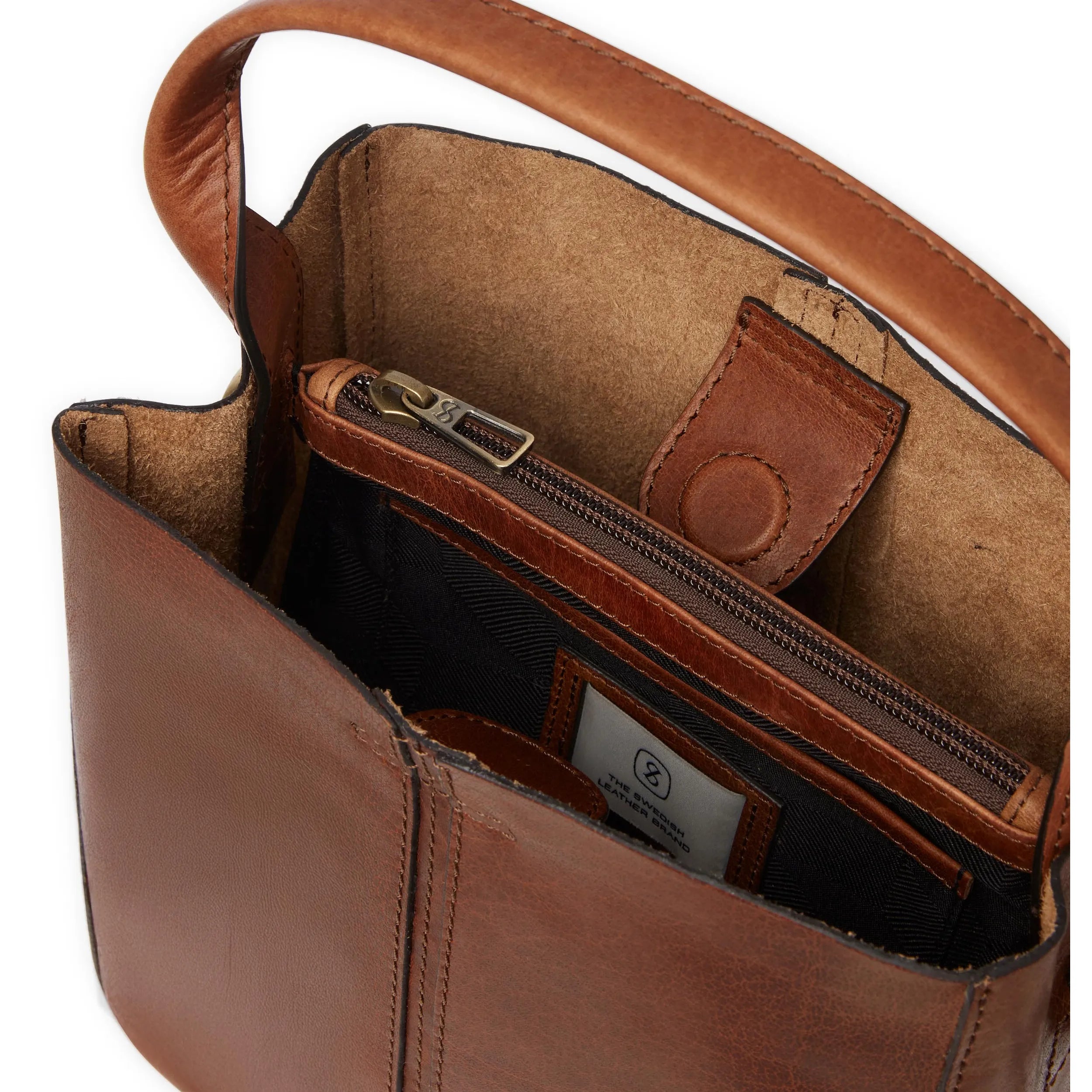 Saddler Elsa mini toteväska, Brun