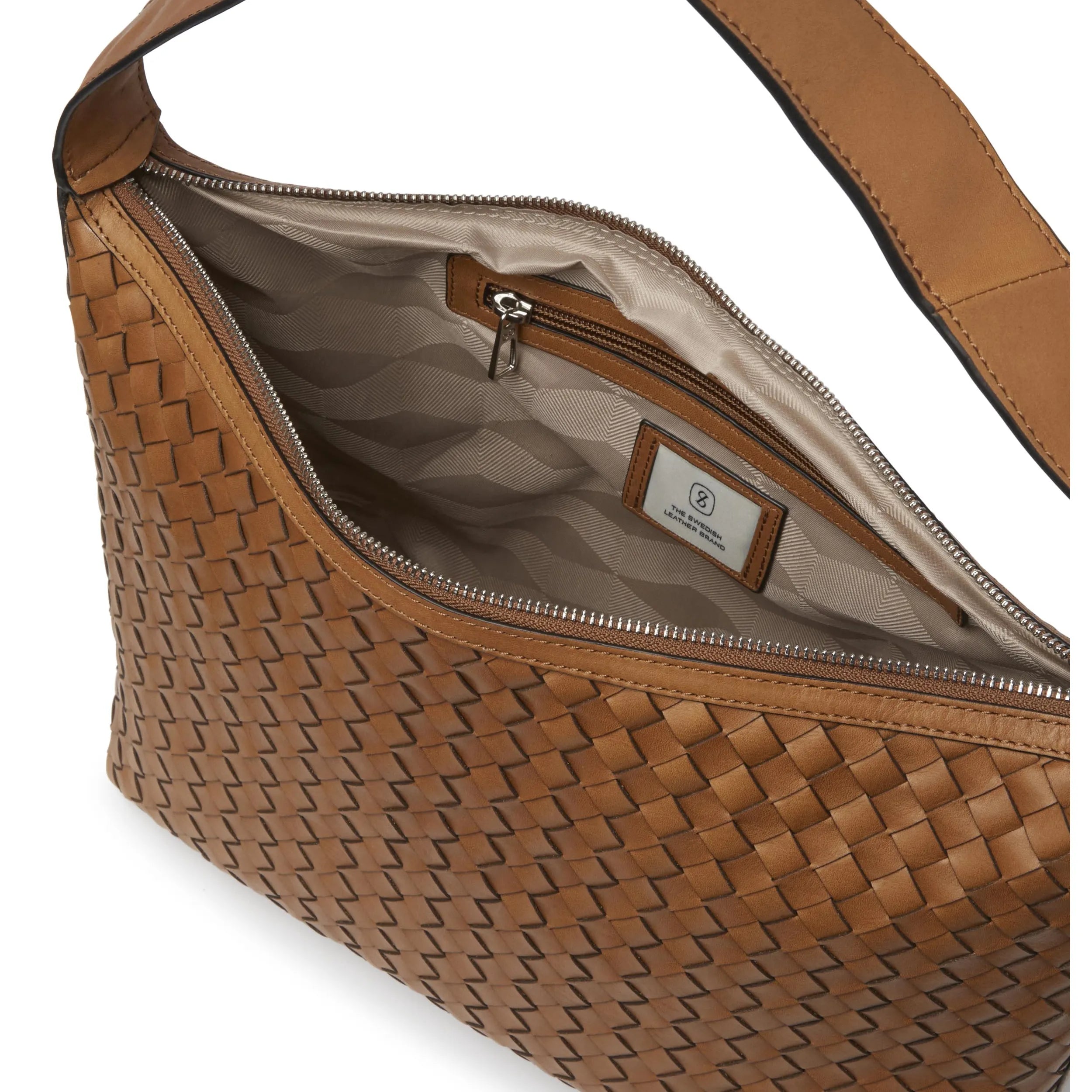 Saddler Glan axelremsväska, Ljusbrun