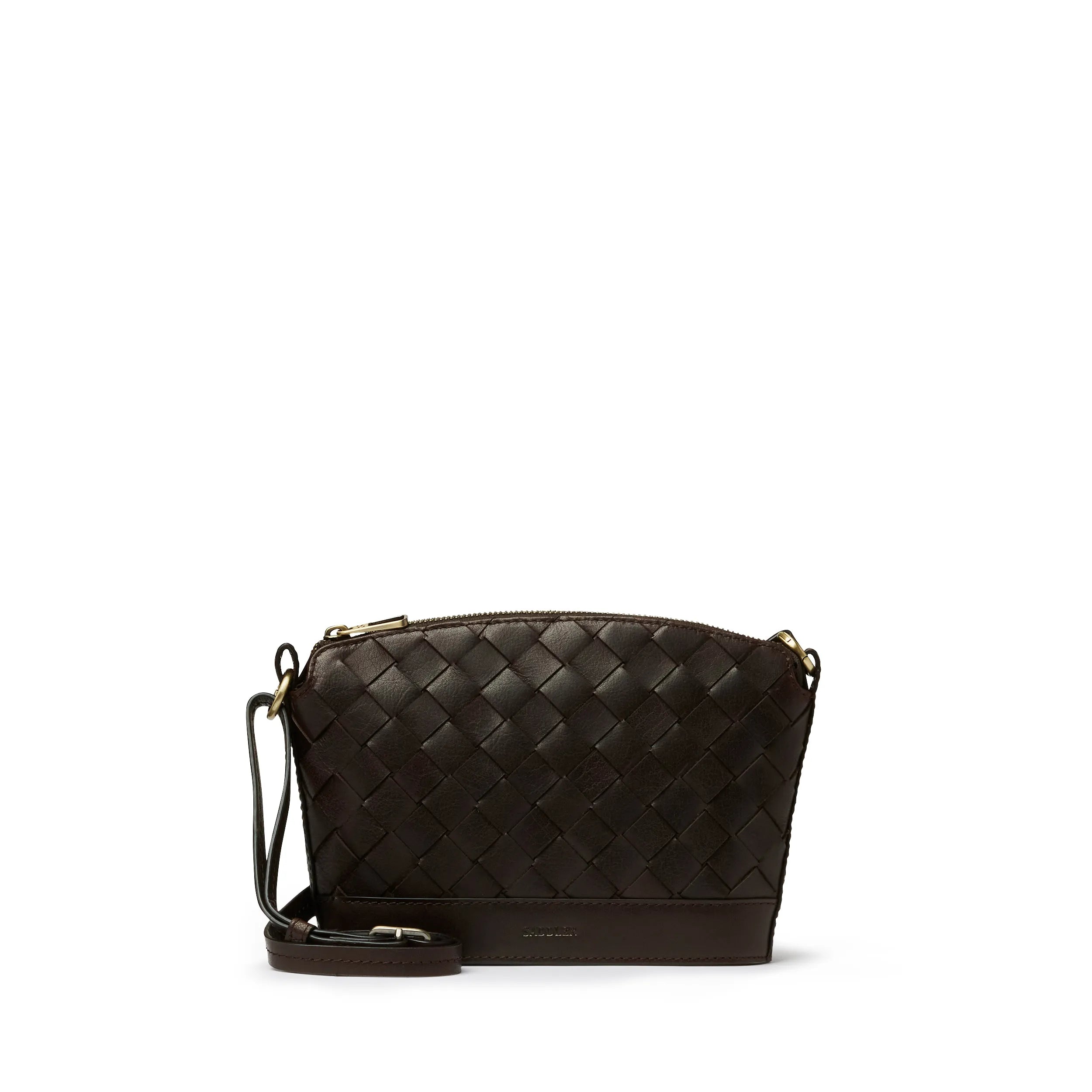 Saddler Signe axelremsväska, Mörkbrun