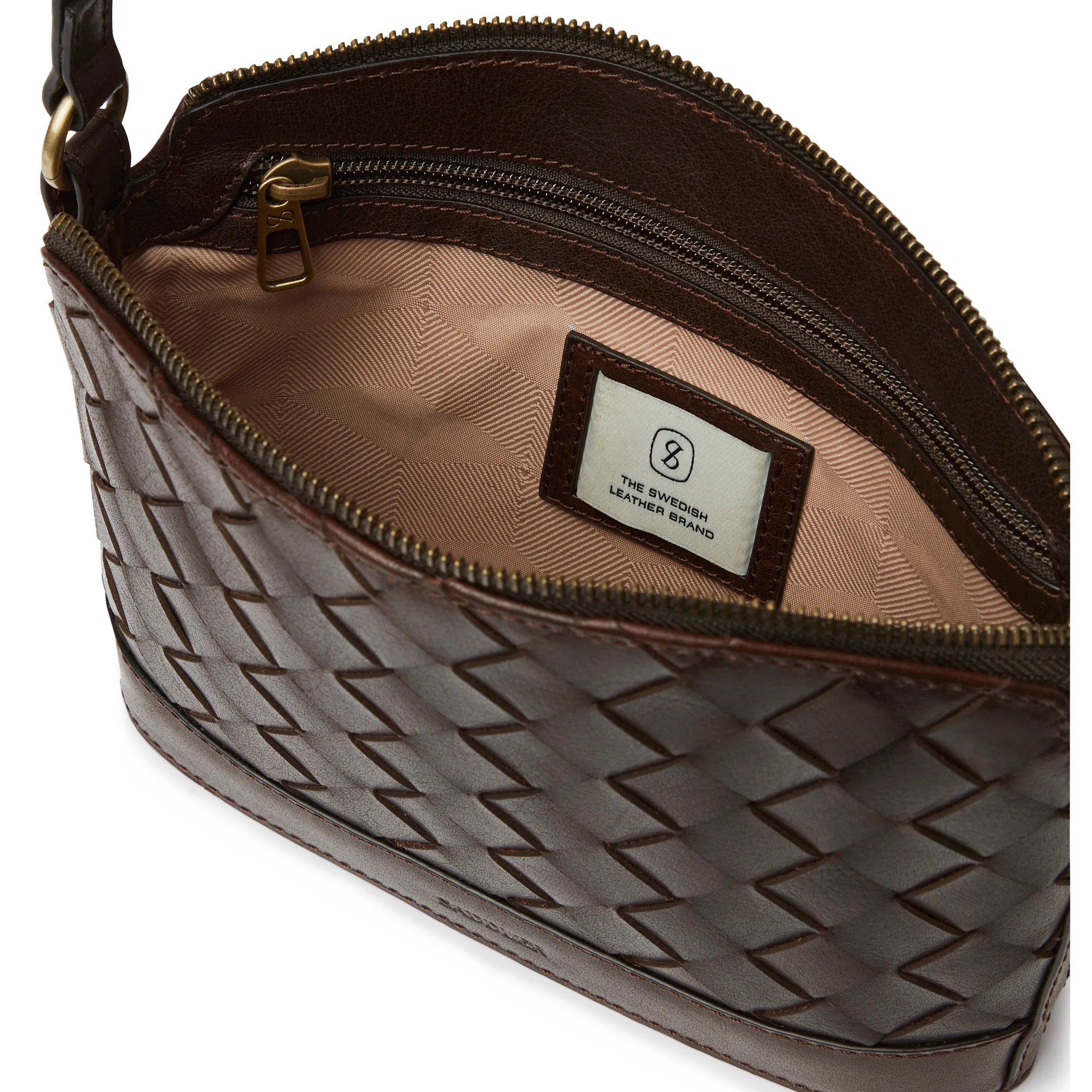 Saddler Signe axelremsväska, Mörkbrun