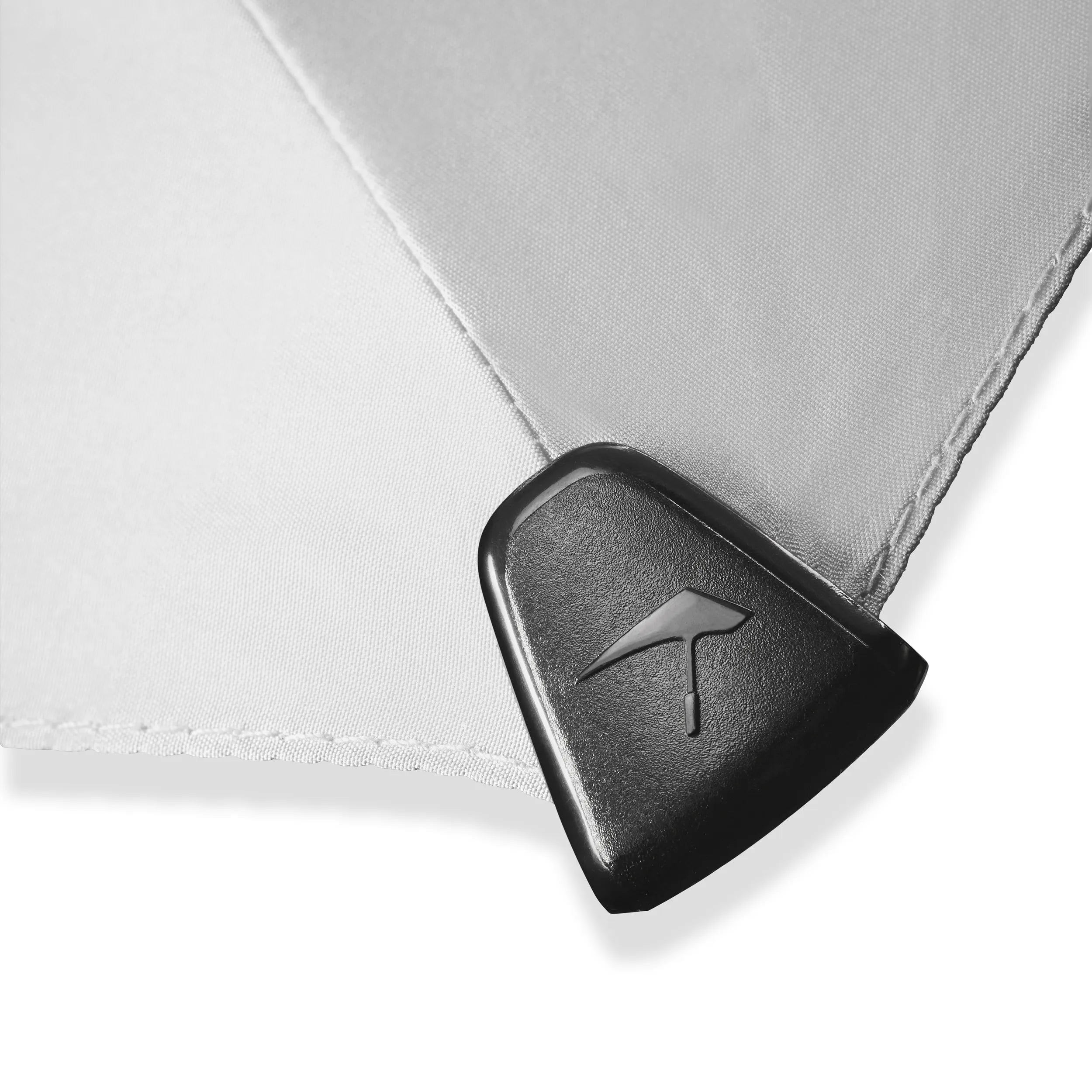 Senz Mini Foldable Storm Umbrella, Shiny Silver