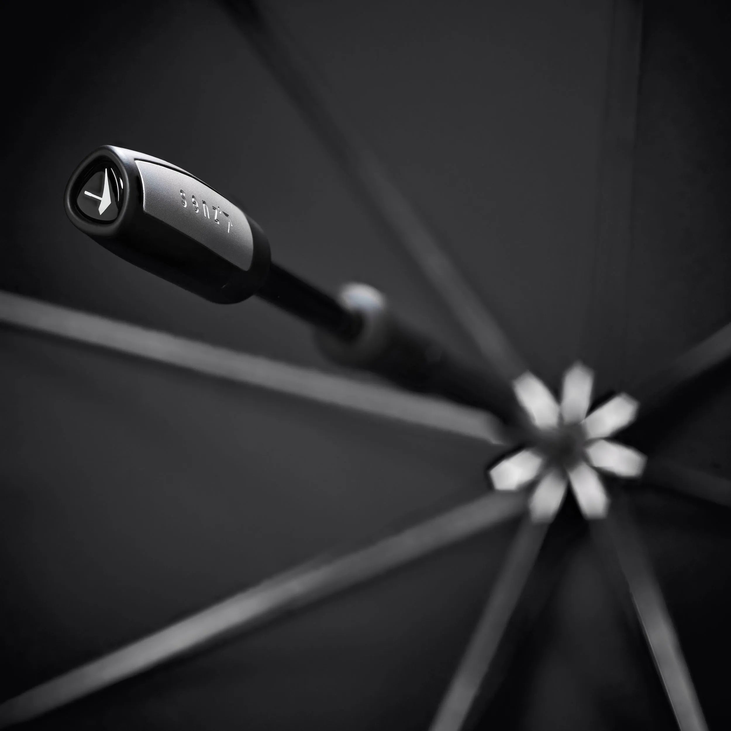 Senz Large Stick Storm Umbrella, Champagne