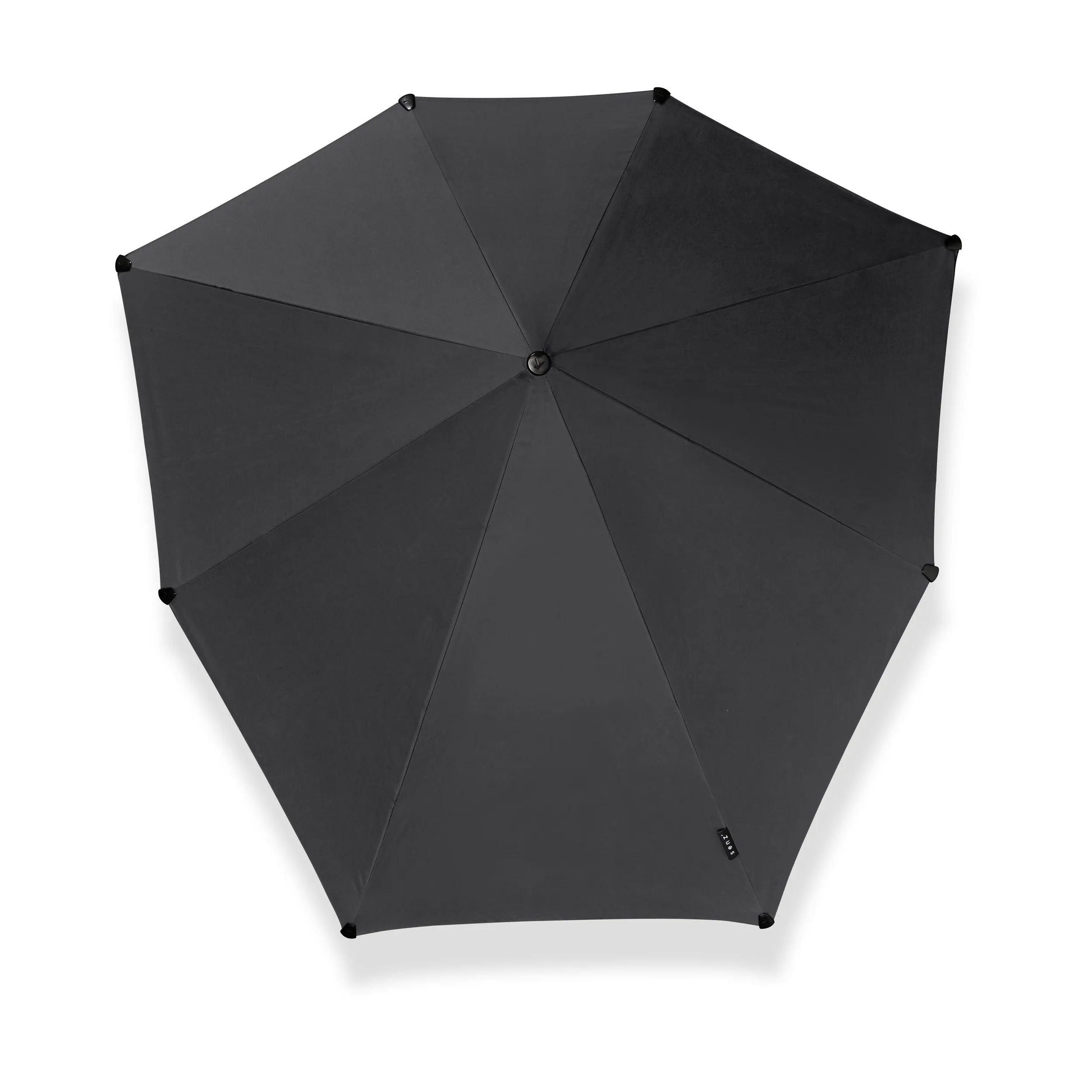 Senz Large Stick Storm Umbrella, Pure Black