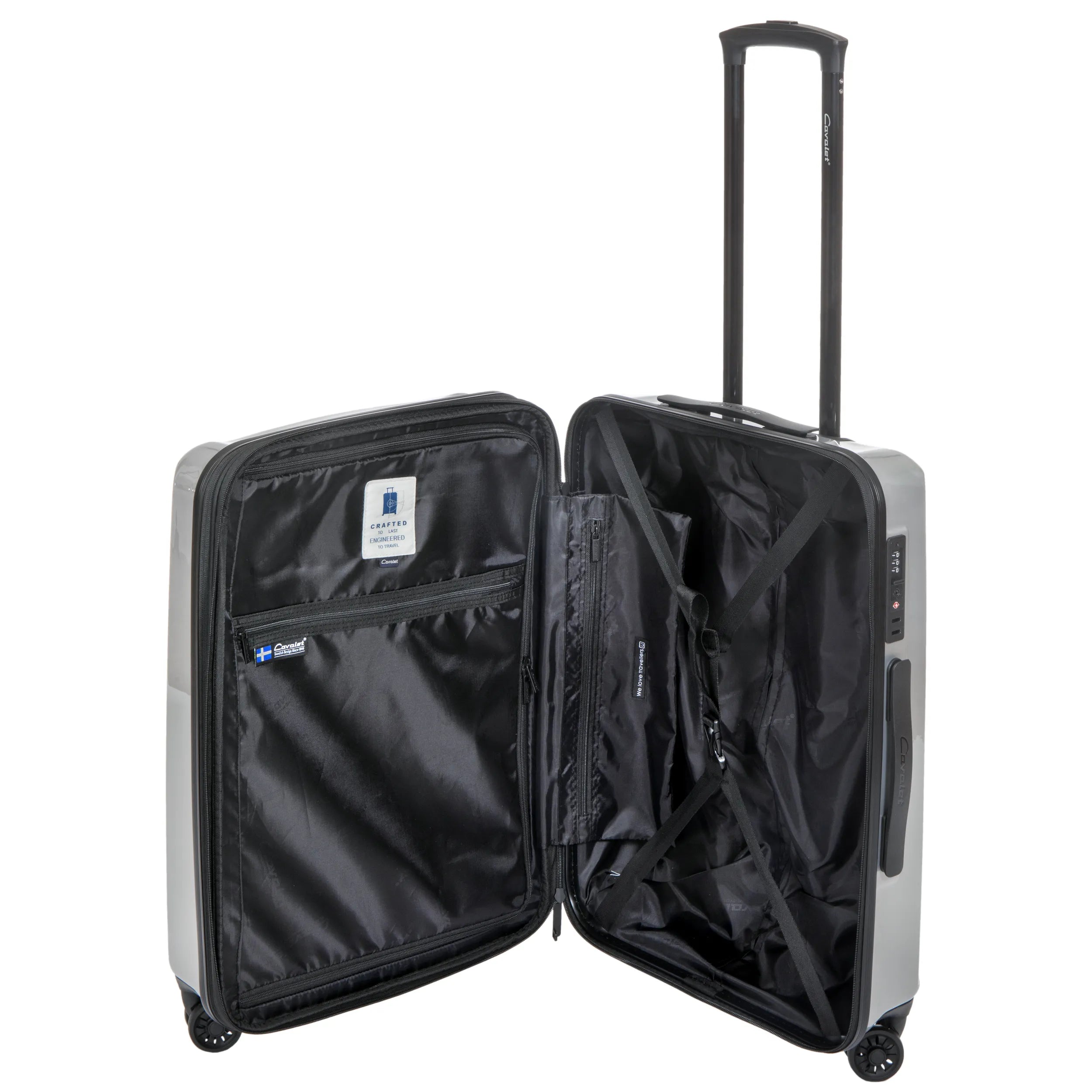 Cavalet Chill DLX Resväska 3-set, Silver