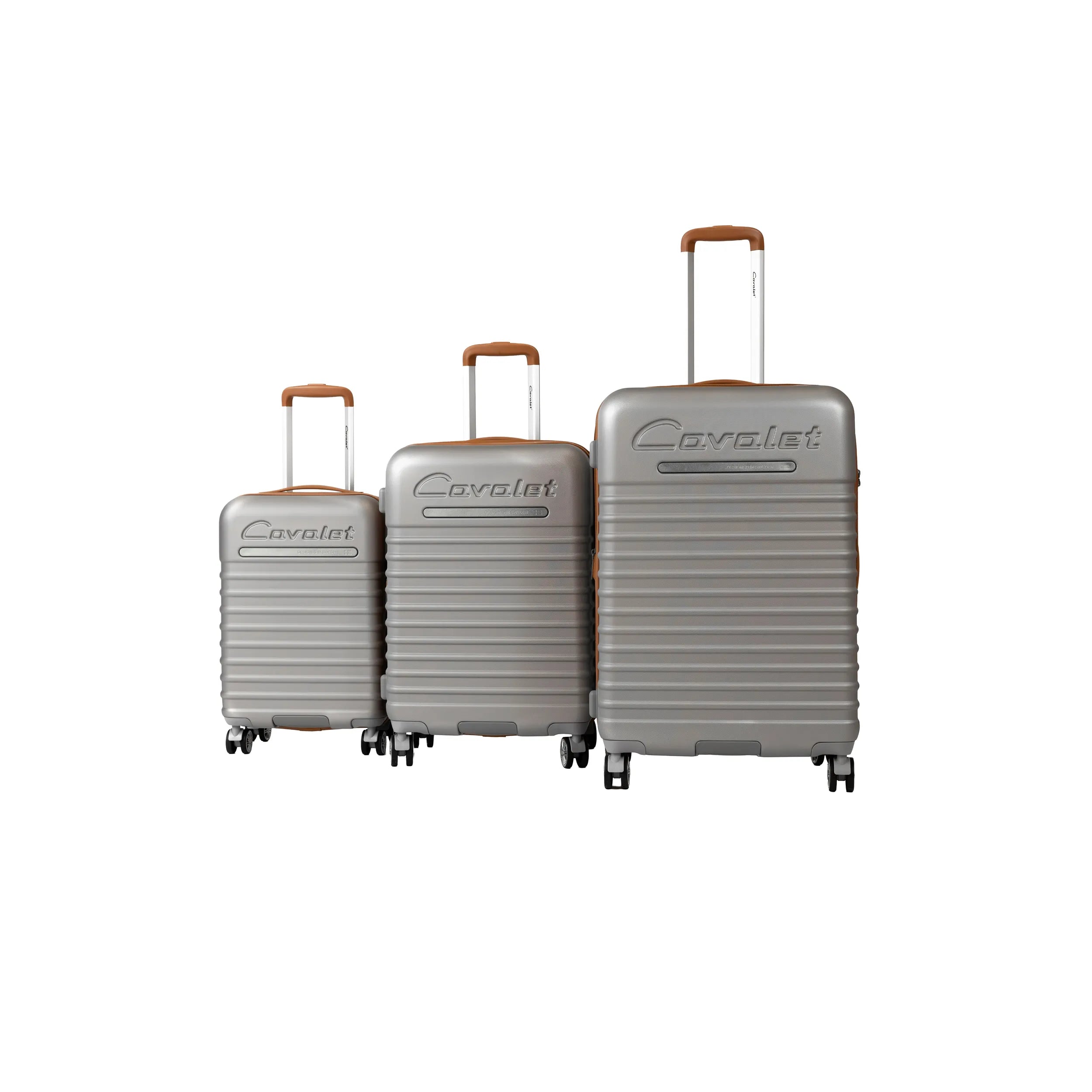Cavalet Pasadena Resväska 3 Set, Silver