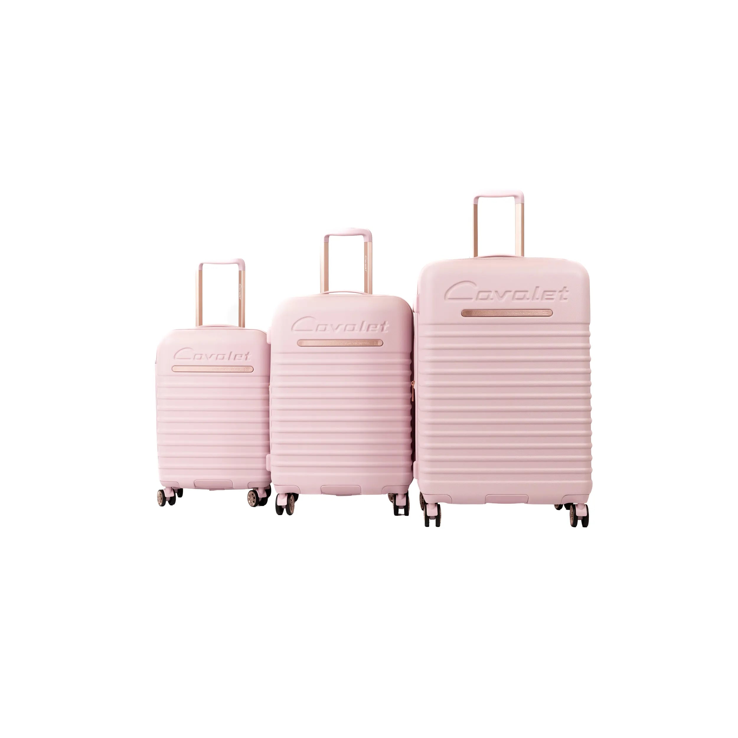 Cavalet Pasadena Resväska 3 Set, Rosa