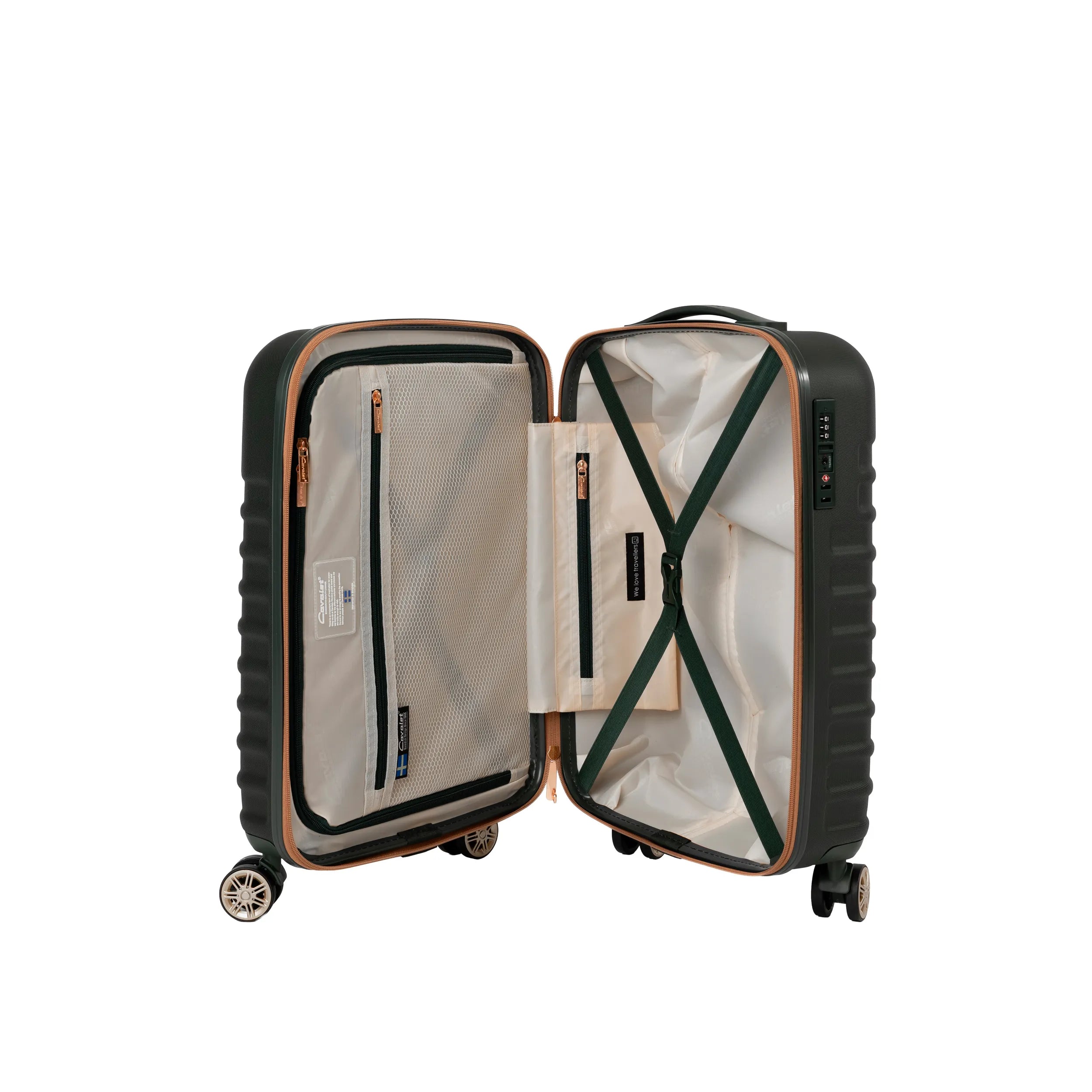 Cavalet Pasadena 65 Resväska, Forest green