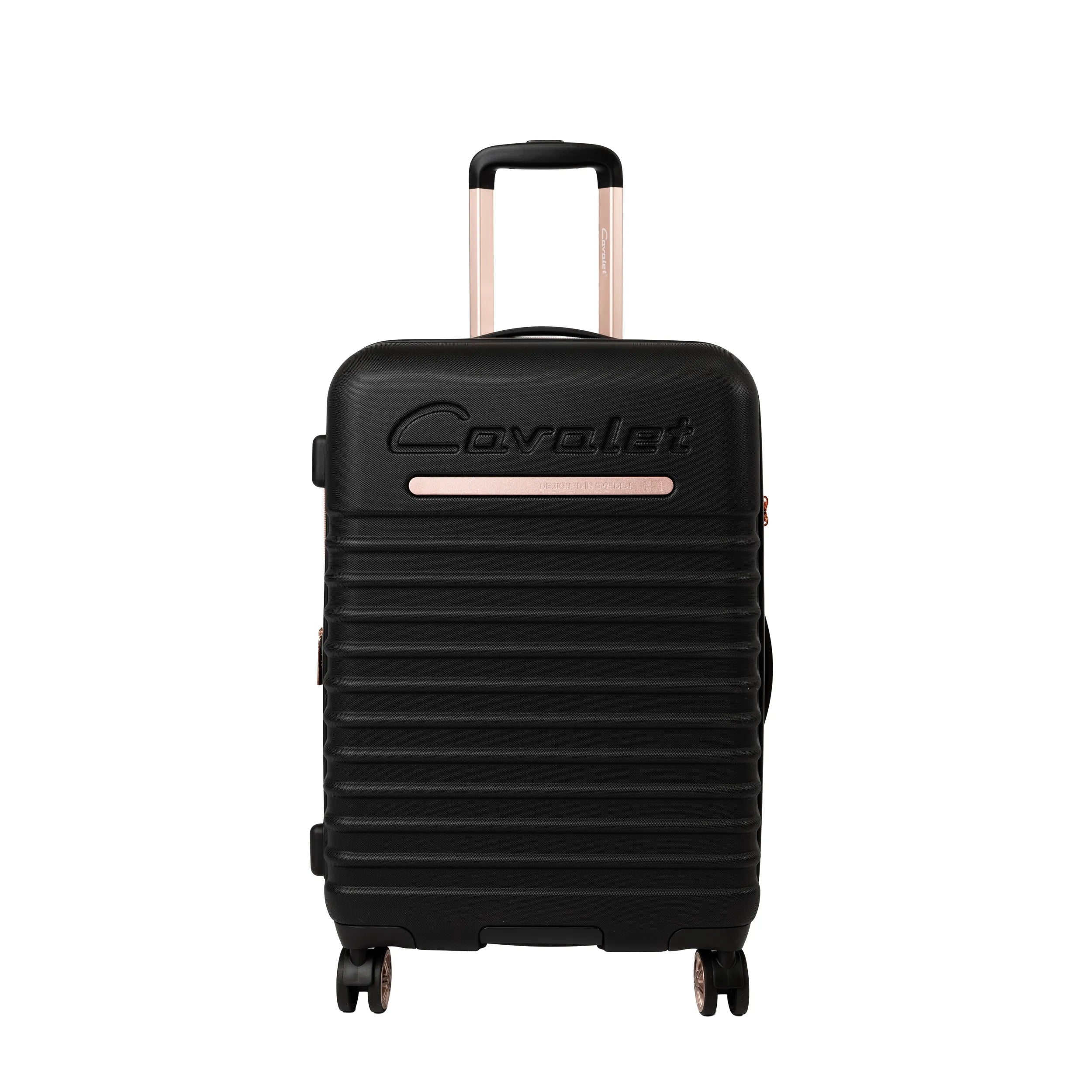Cavalet Pasadena Resväska 3 Set, Svart rosé