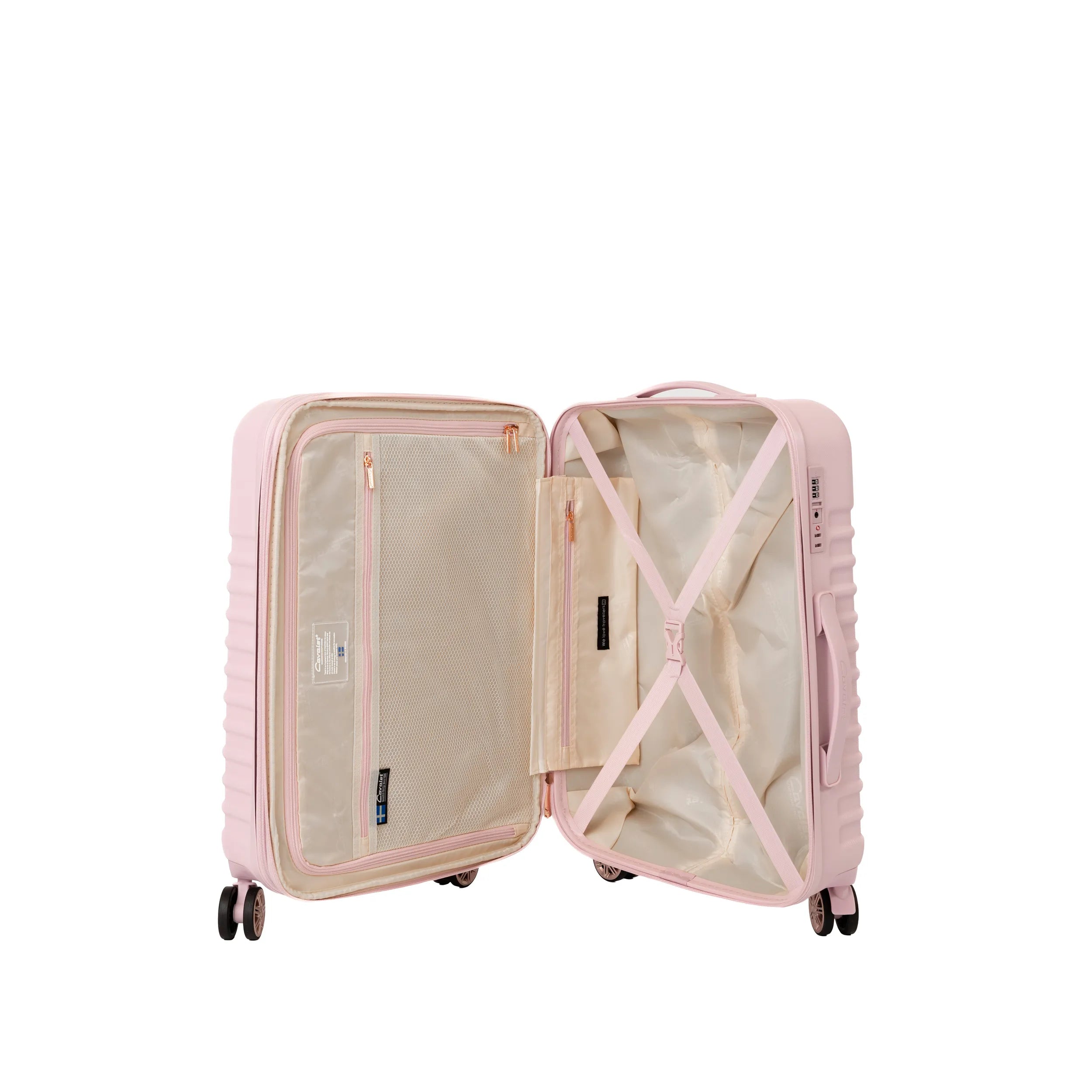 Cavalet Pasadena Resväska 3 Set, Rosa