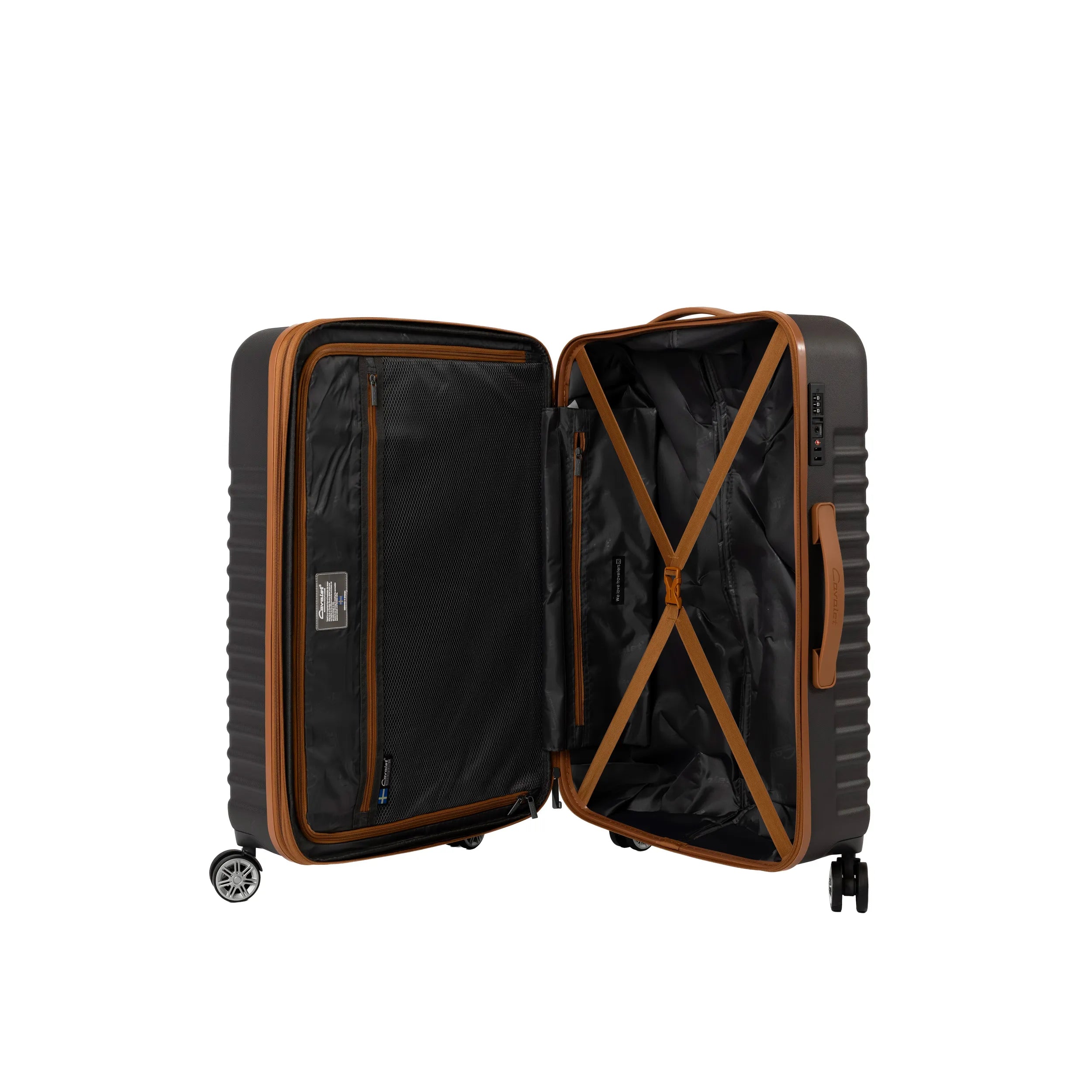Cavalet Pasadena Resväska 3 Set, Grafit