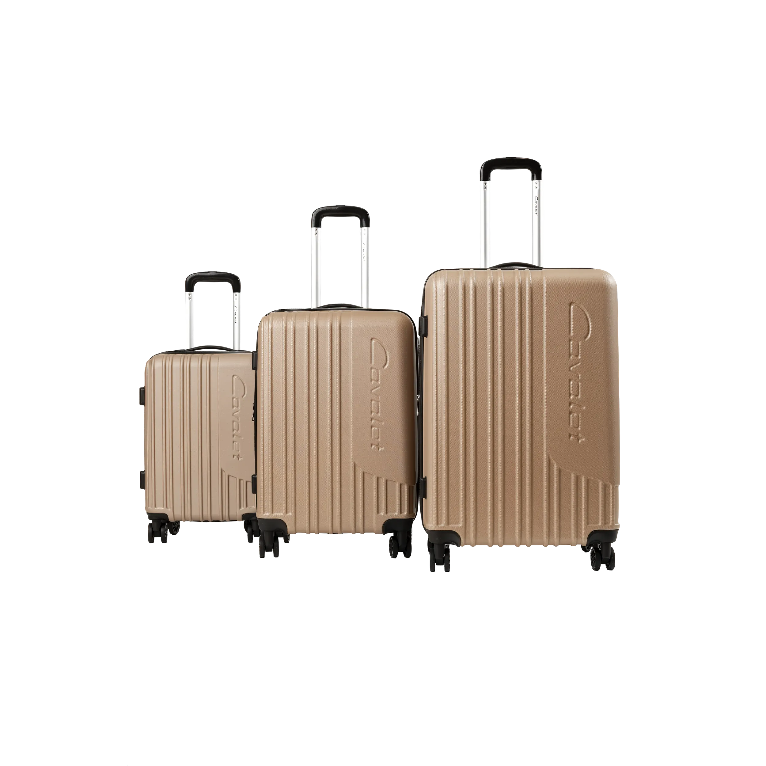 Cavalet Malibu Resväska 3-set, Silver