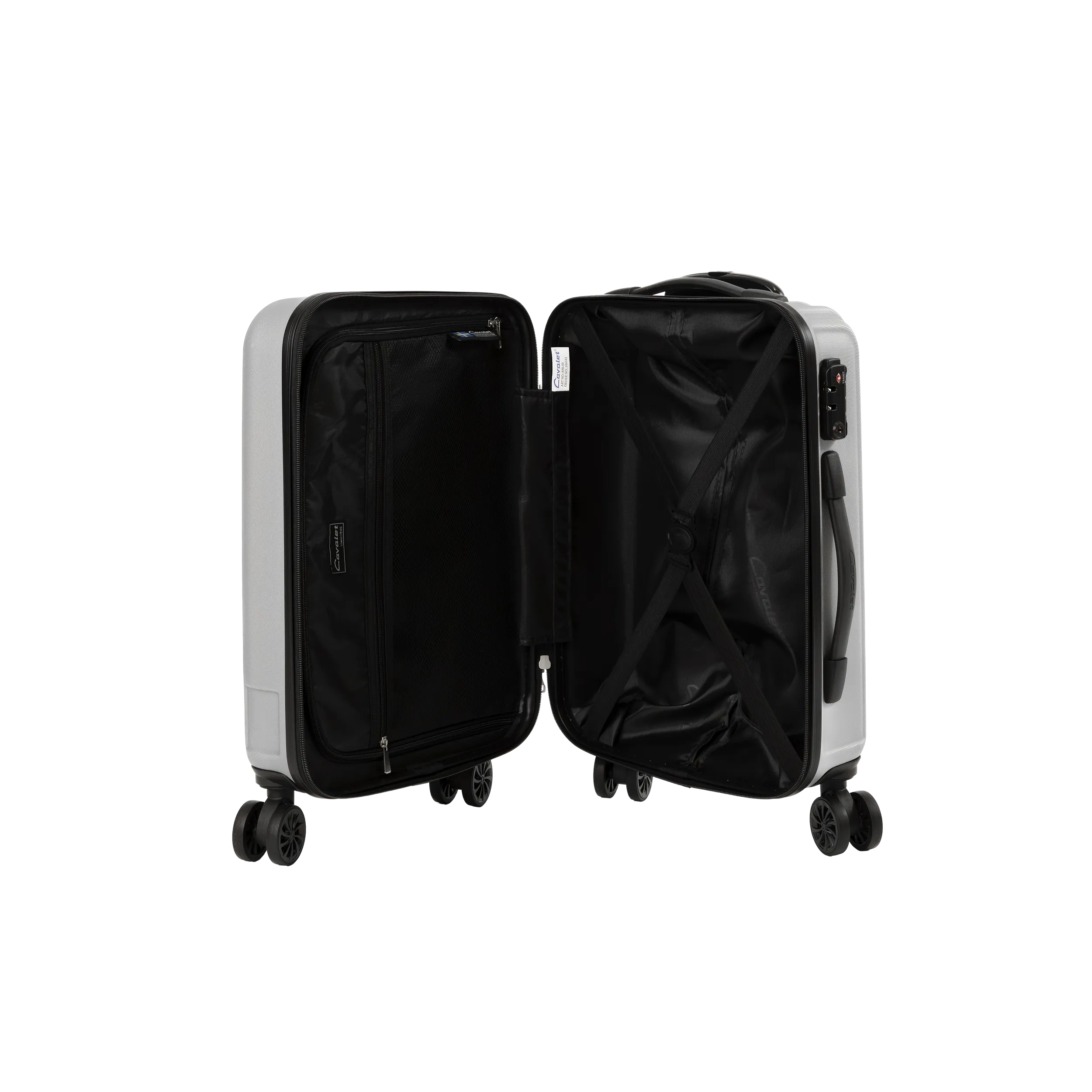 Cavalet Malibu 54 Kabinväska, Silver