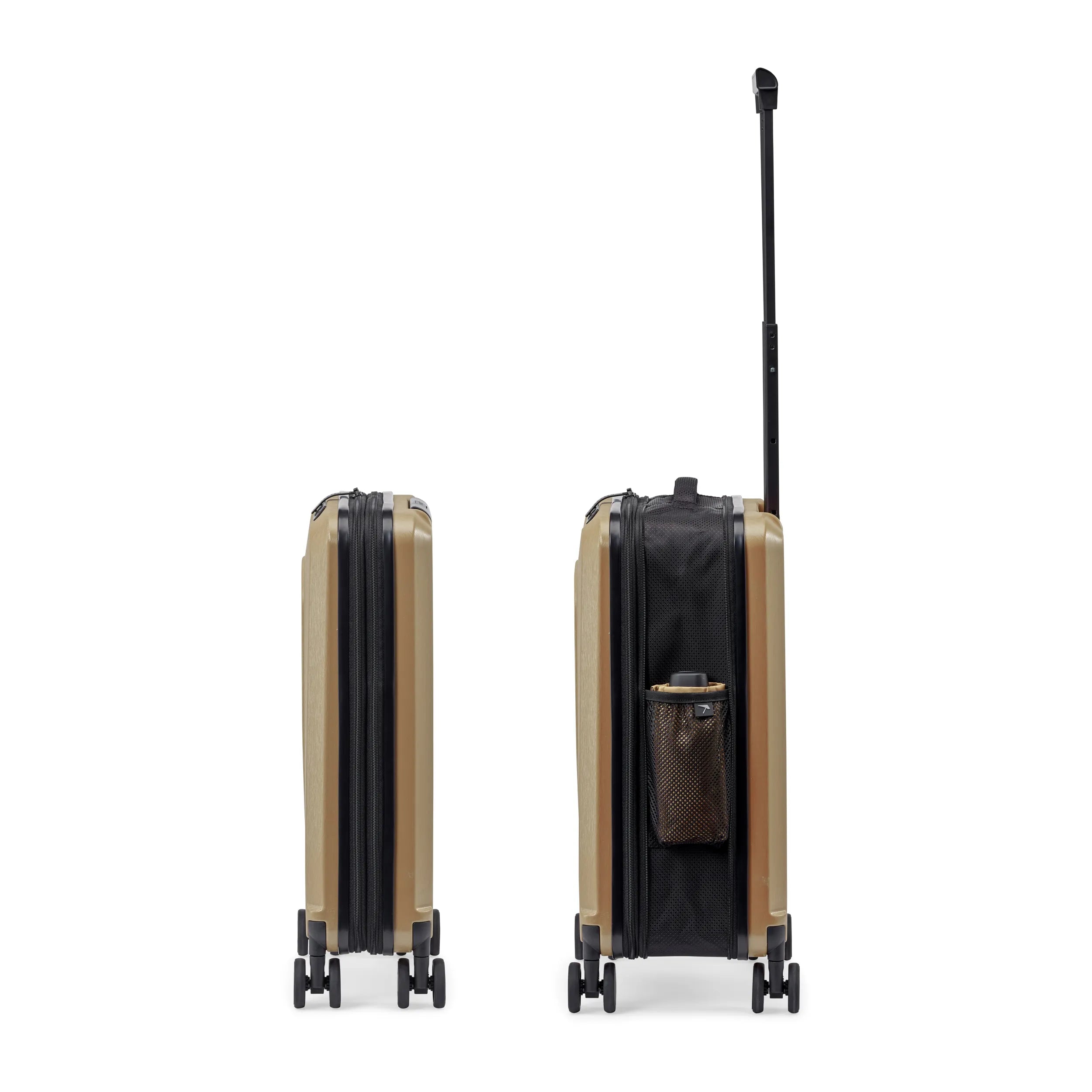 Senz Foldaway Carry On Trolley, Champagne Brown