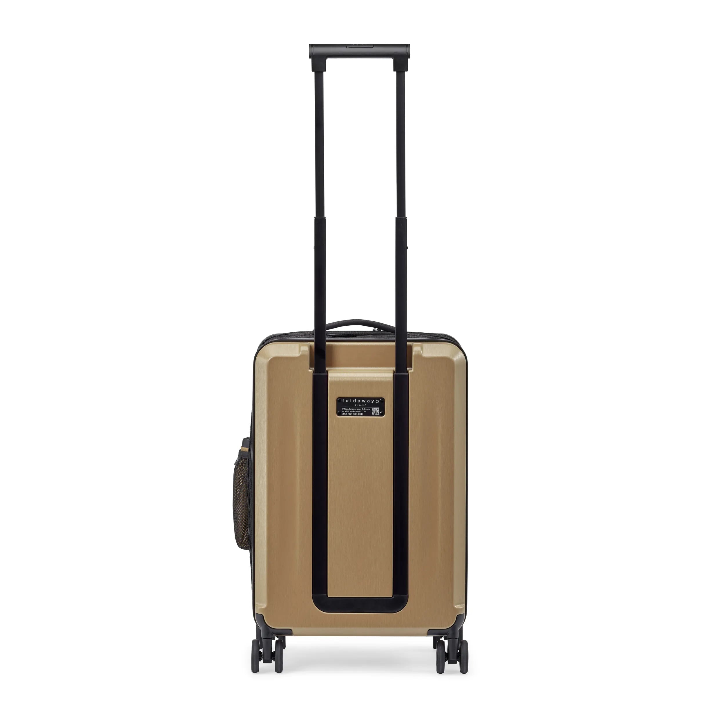 Senz Foldaway Carry On Trolley, Champagne Brown