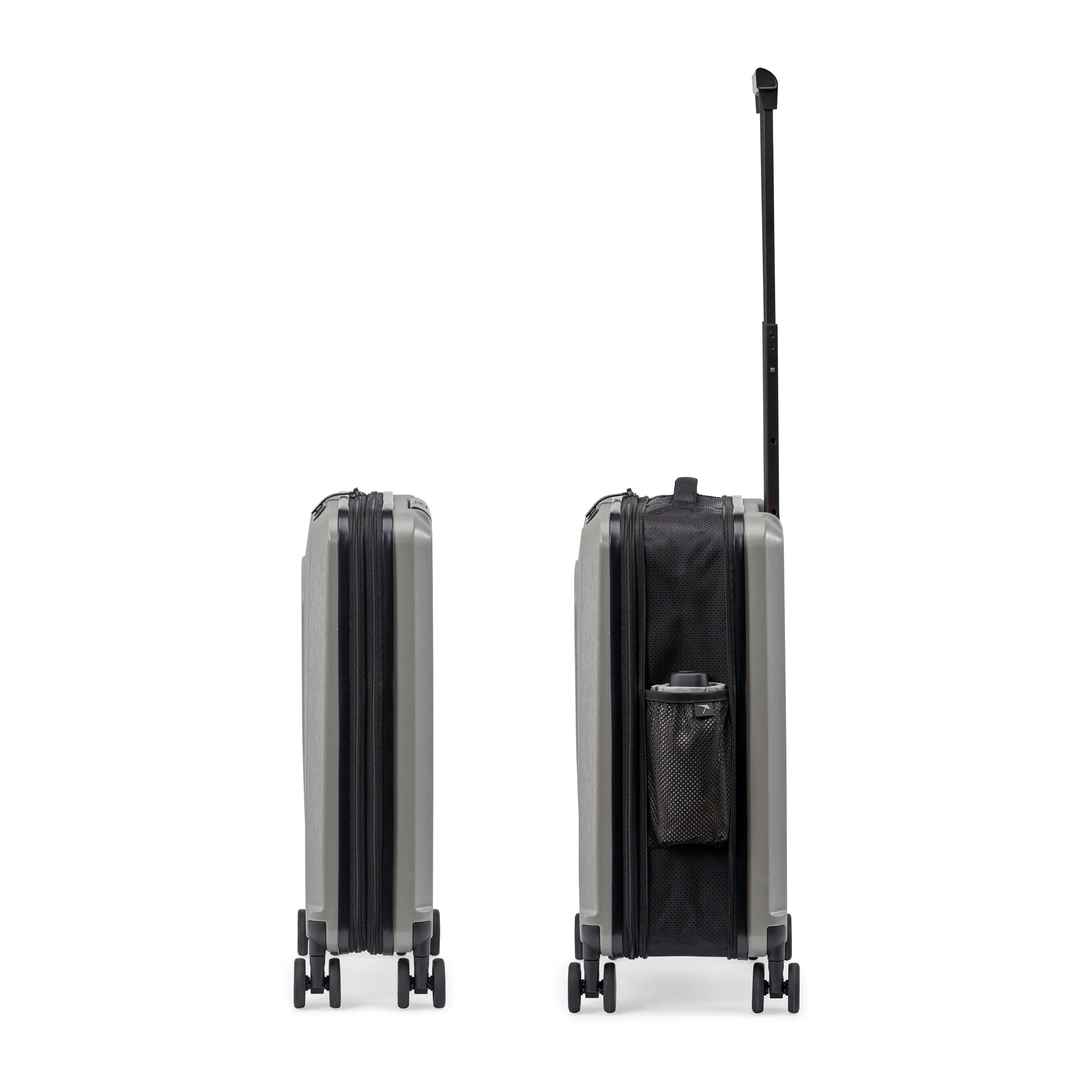 Senz Foldaway Carry On Trolley, Silk Grey
