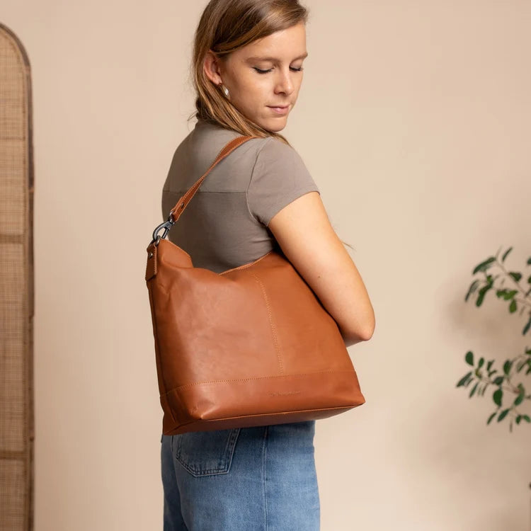 The Chesterfield Brand Amelia Leather Axelremsväska, Cognac