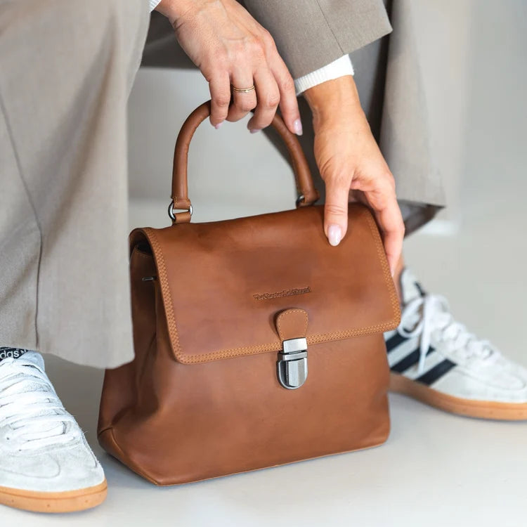 The Chesterfield Brand Angera Leather Handväska, Cognac
