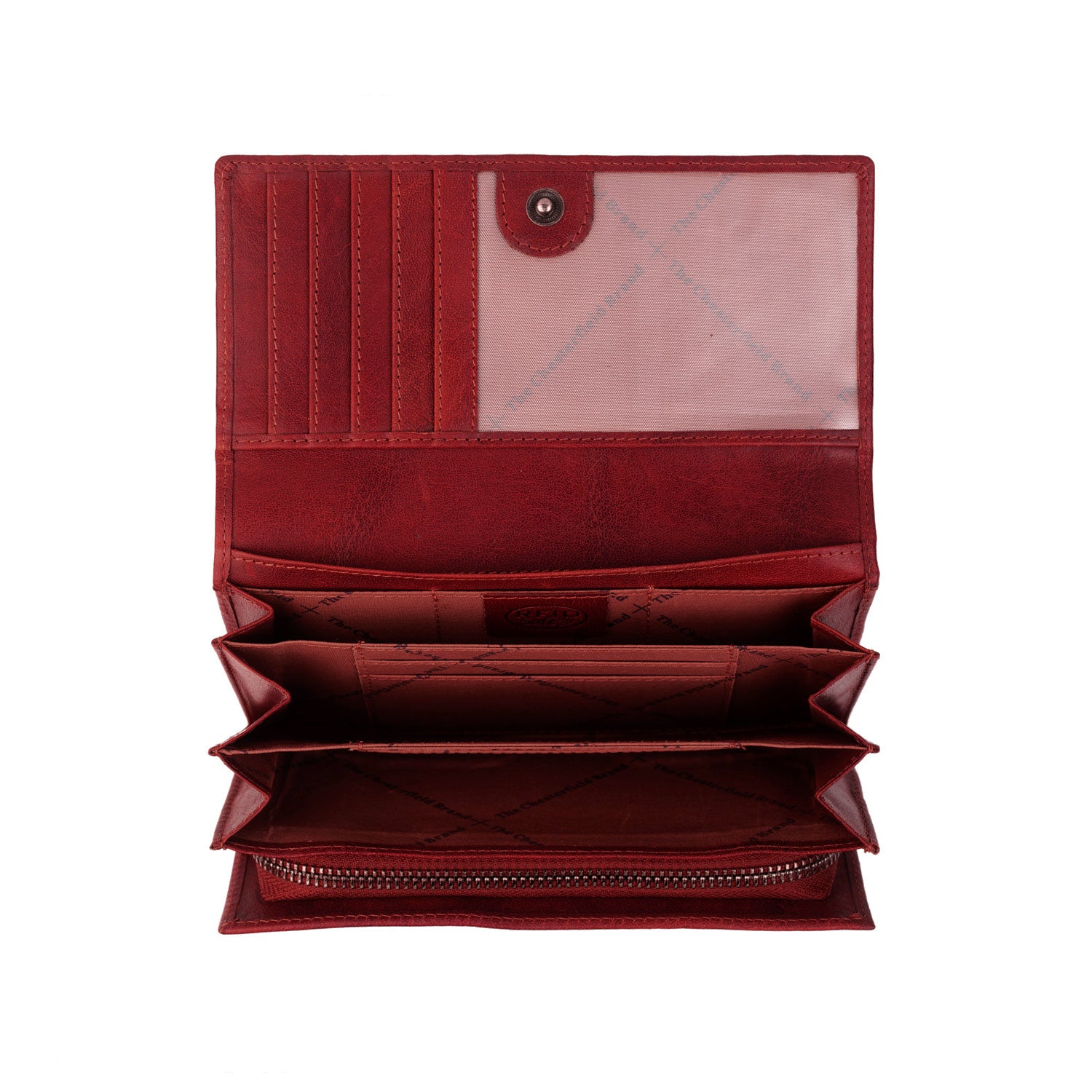 The Chesterfield Brand Hampton Leather Wallet, Red
