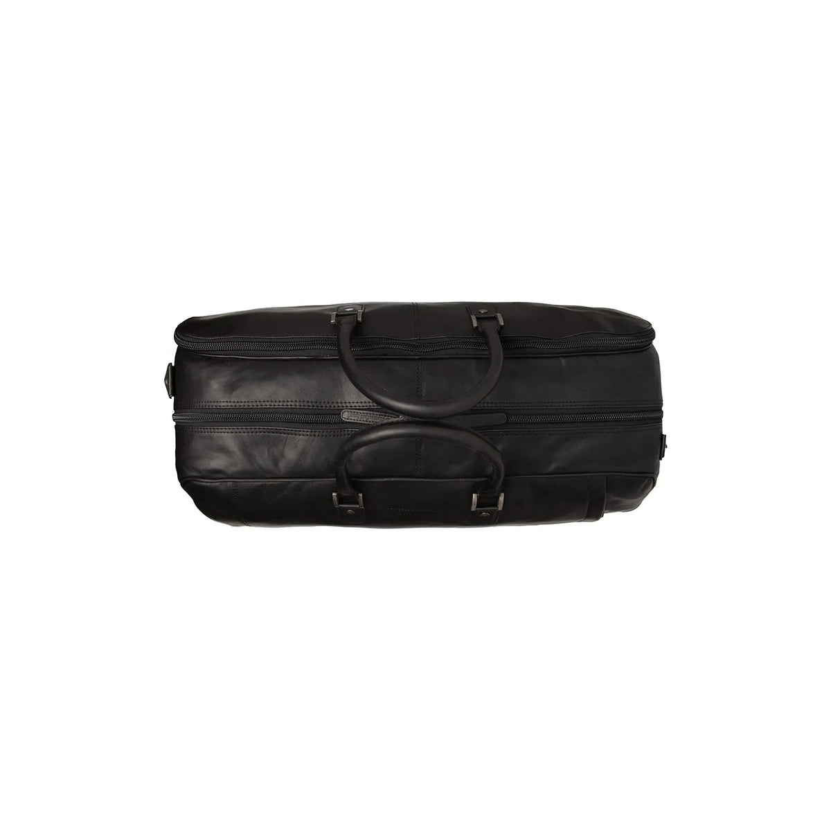 The Chesterfield Brand Jayven Leather Weekendväska Trolley, Svart