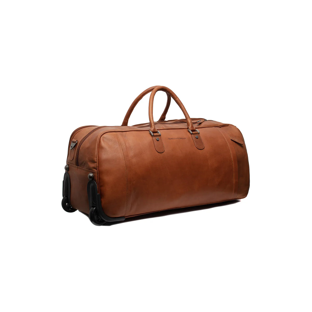 The Chesterfield Brand Jayven Leather Weekendväska Trolley, Cognac
