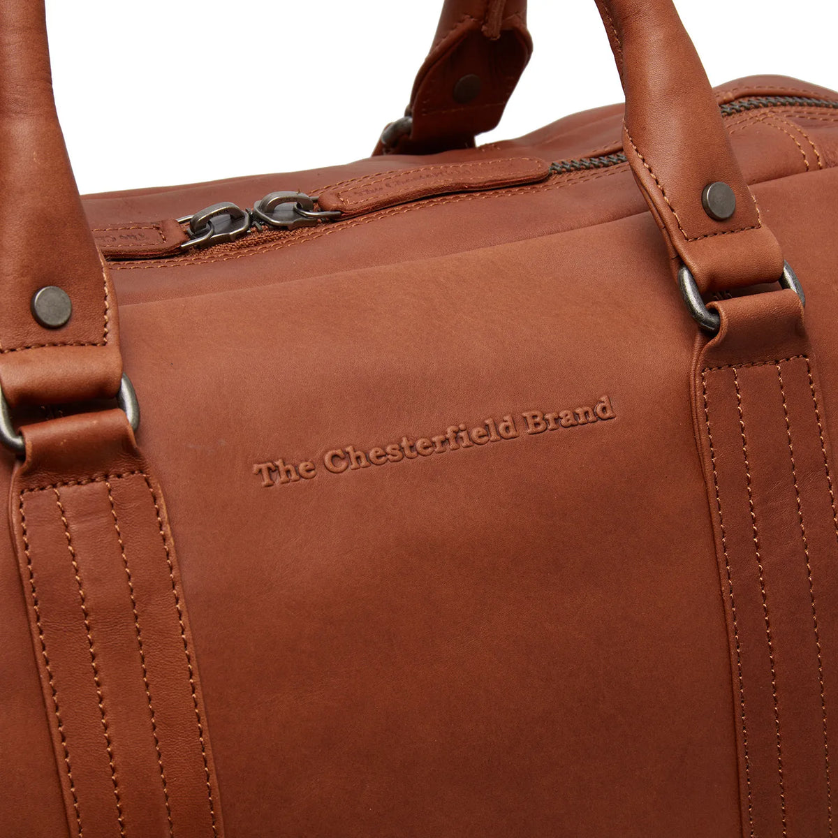 The Chesterfield Brand Perth Leather Weekendväska, Cognac