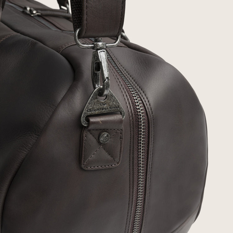 The Chesterfield Brand Melbourne Leather Weekendväska, Brun