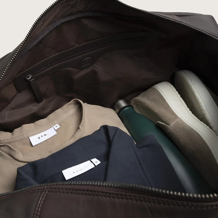 The Chesterfield Brand Melbourne Leather Weekendväska, Brun