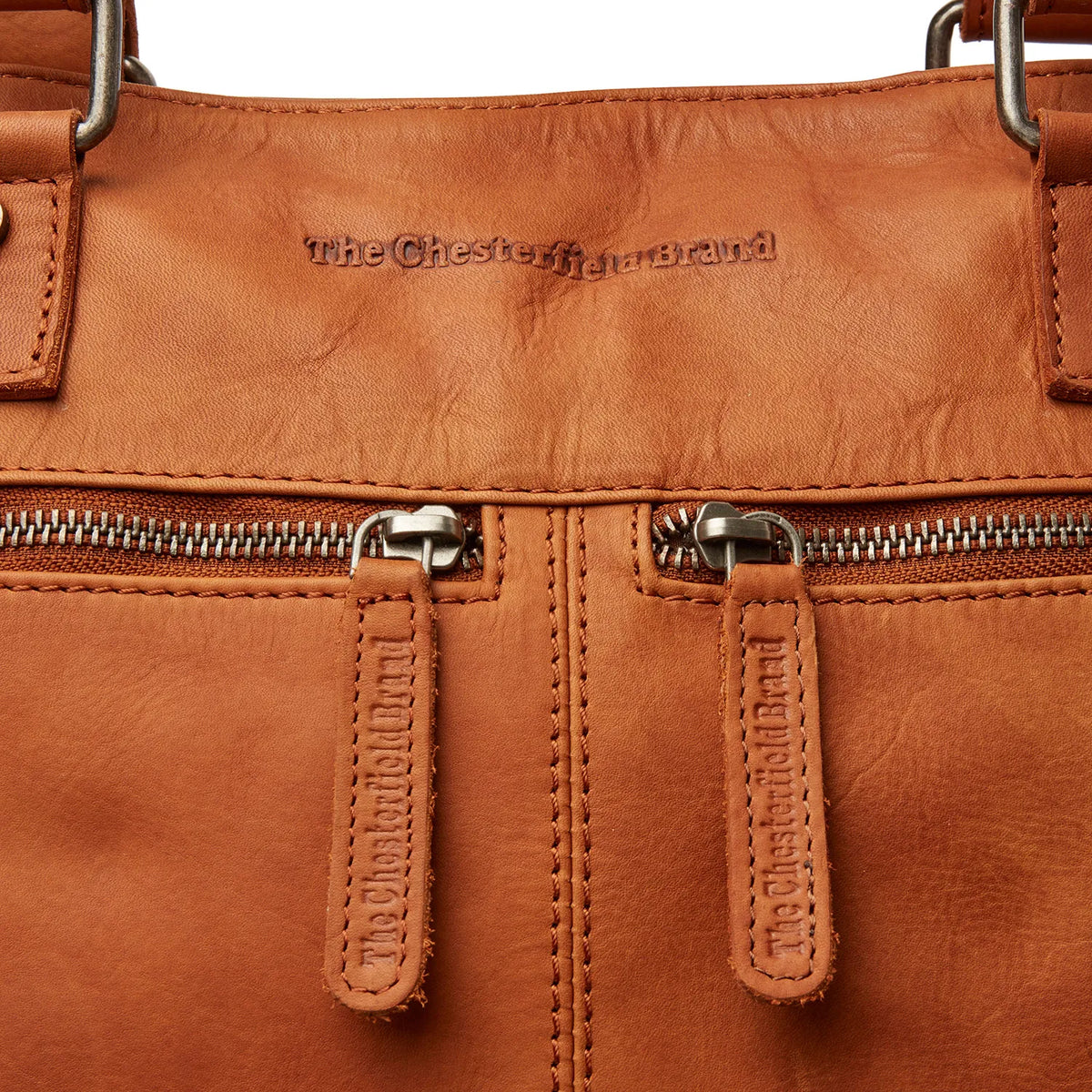 The Chesterfield Brand Rome Leather Axelremsväska, Cognac