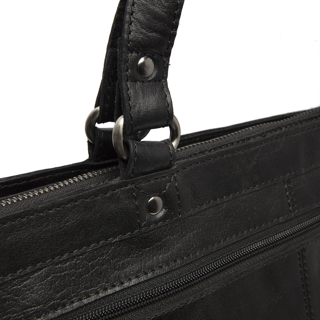 The Chesterfield Brand Stockholm Leather Shopper, Svart