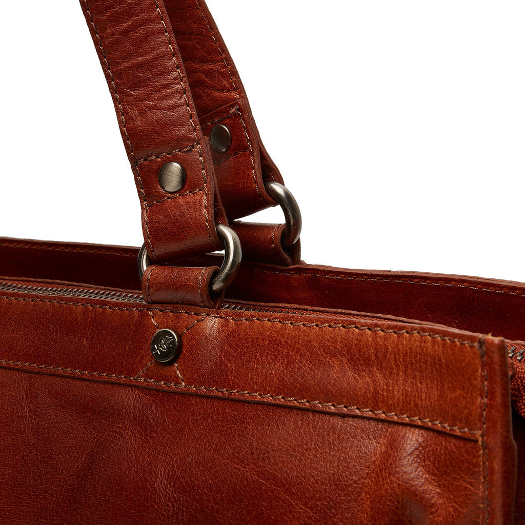 The Chesterfield Brand Stockholm Leather Shopper, Cognac