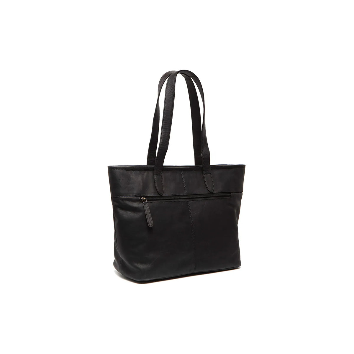The Chesterfield Brand Monza Leather Tote Bag, Svart