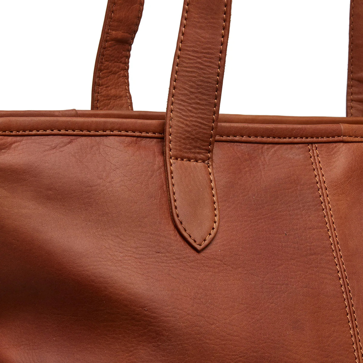 The Chesterfield Brand Monza Leather Tote Bag, Cognac