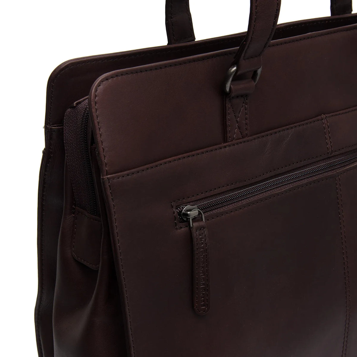 The Chesterfield Brand Fidenza Leather Axelremsväska, Brun