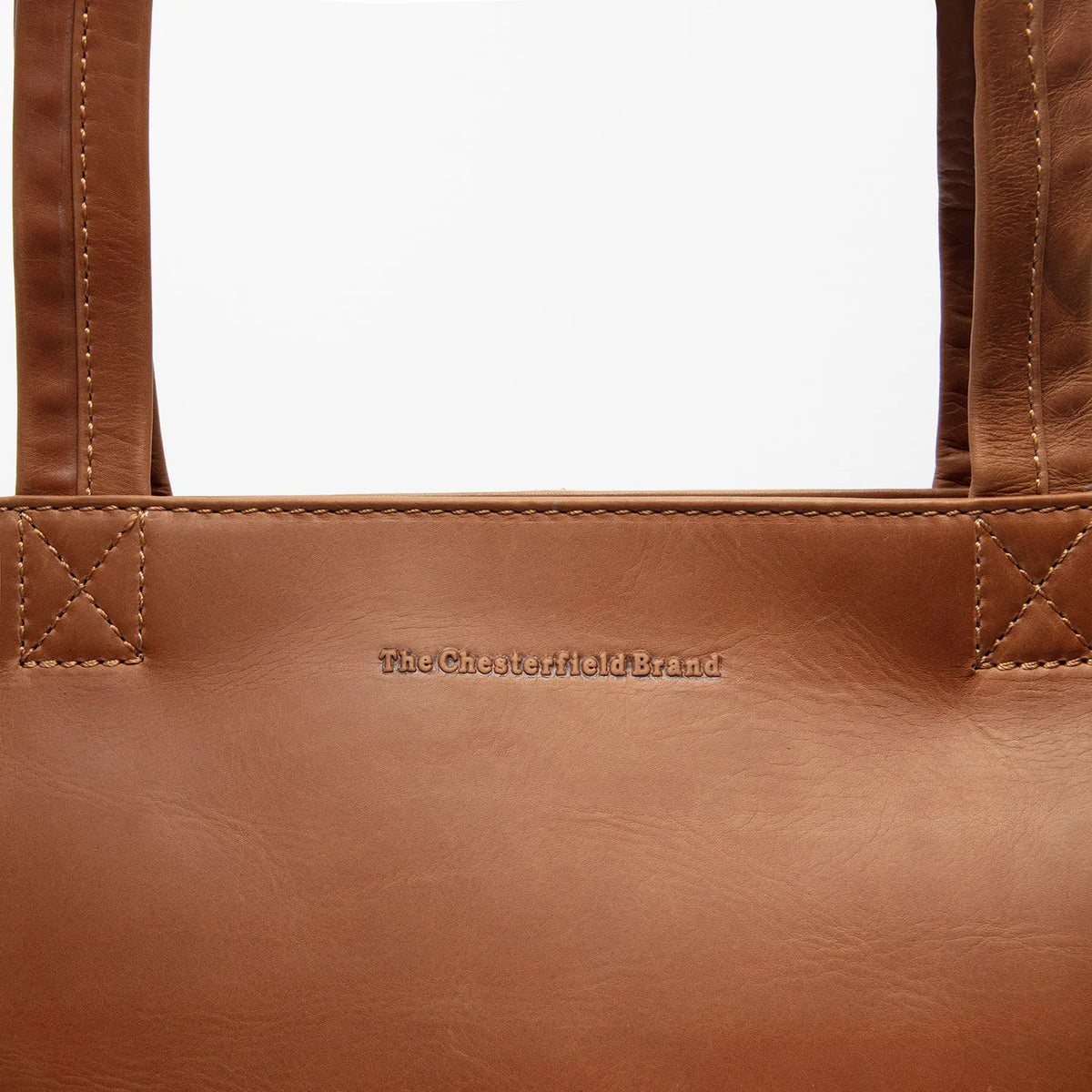 The Chesterfield Brand Alveron Leather Tote Bag, Cognac