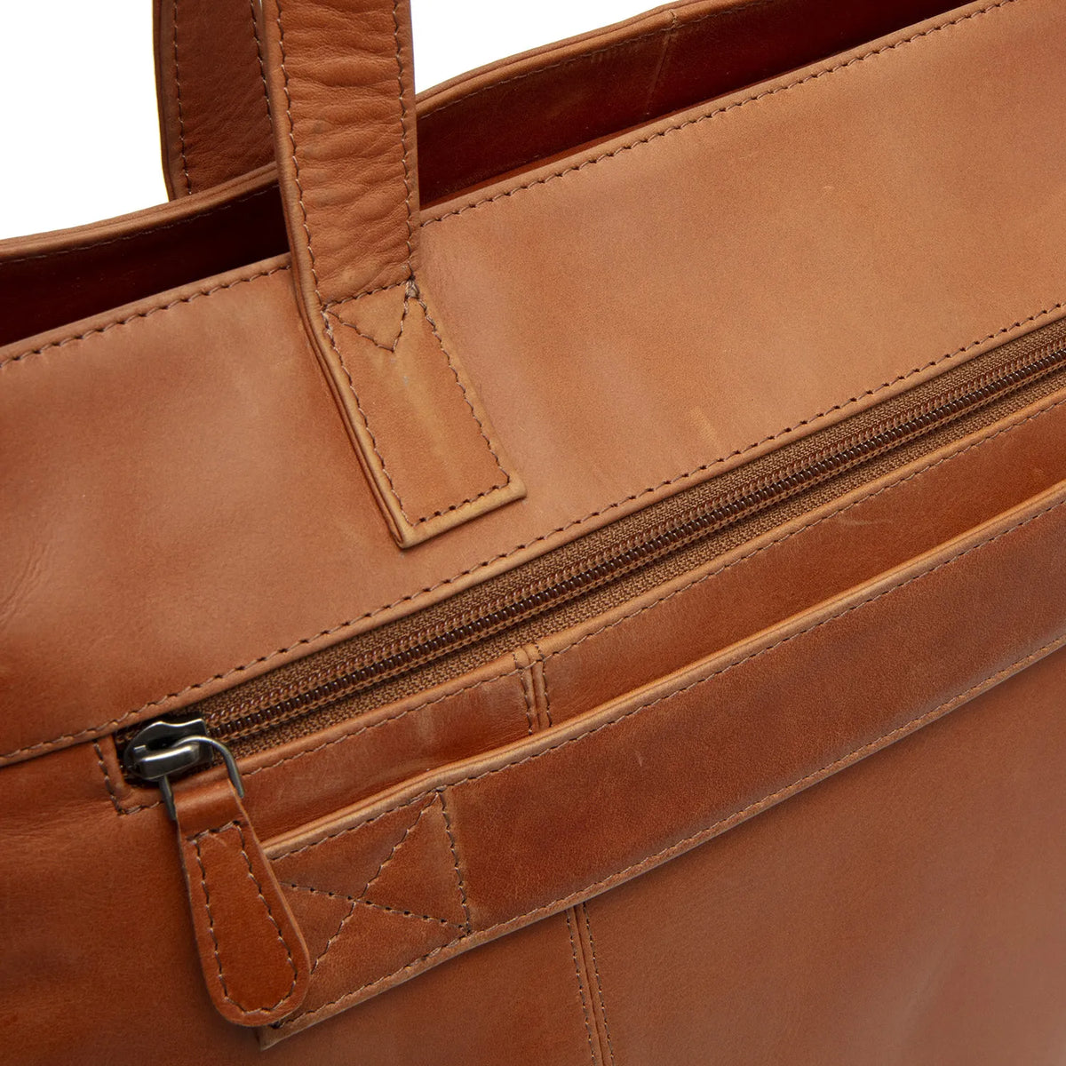 The Chesterfield Brand Osira Leather Tote Bag, Cognac