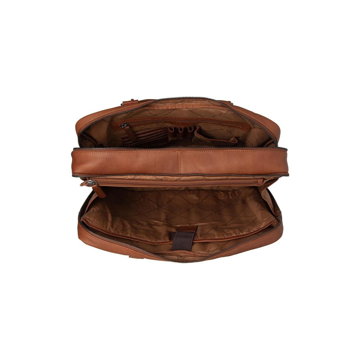 The Chesterfield Brand Boston Leather Laptop Bag, Cognac