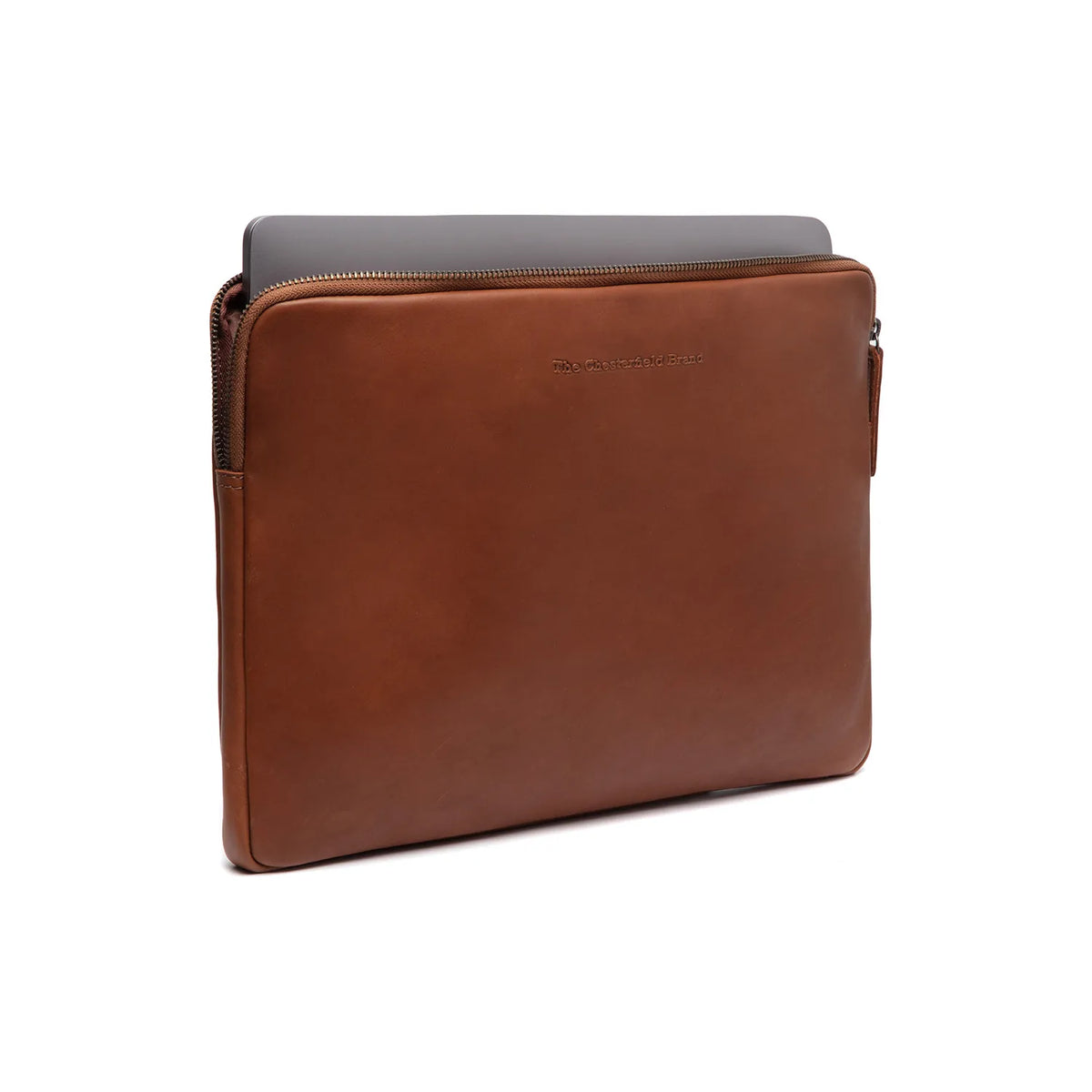 The Chesterfield Brand Clinton Leather Datorfodral 14 tum, Cognac