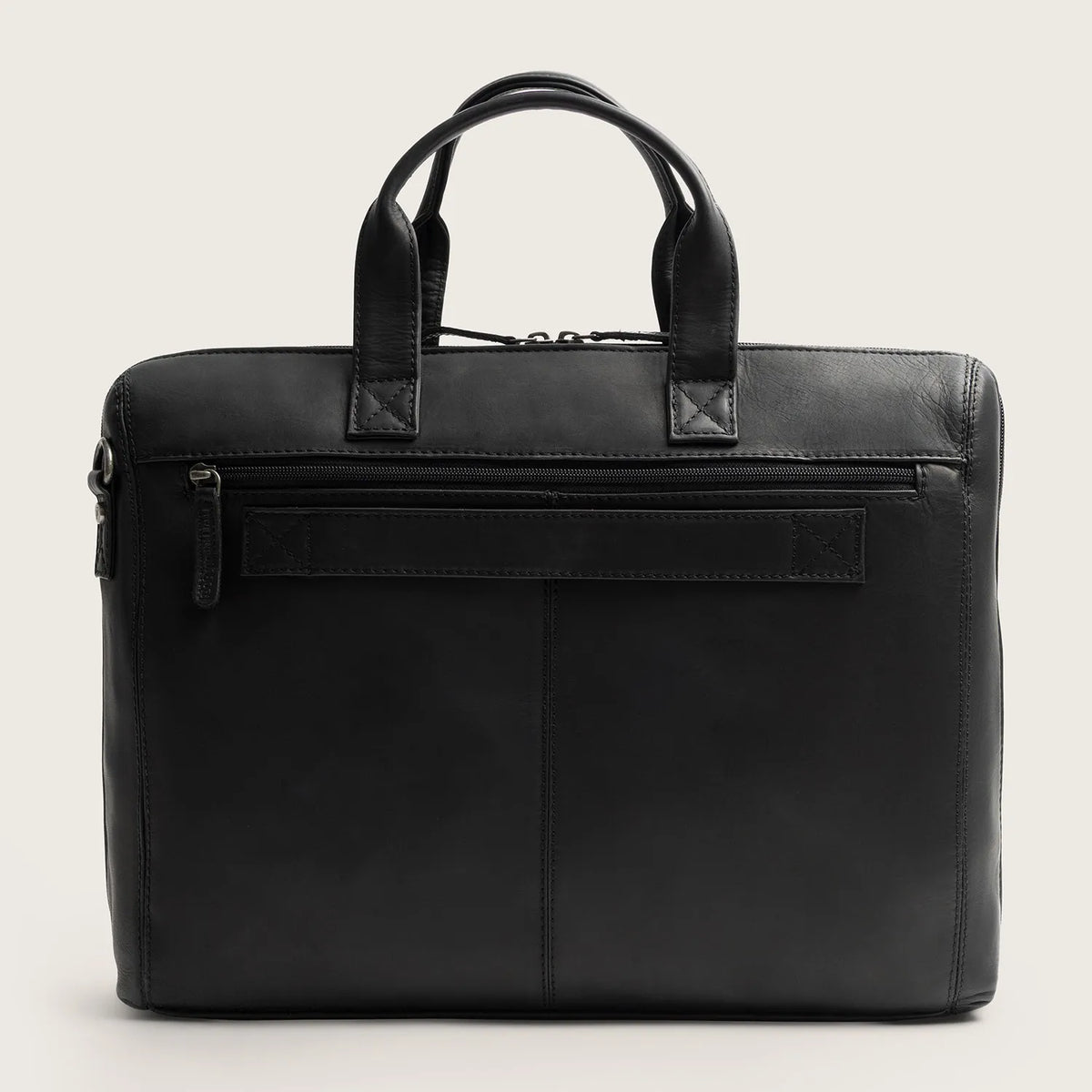 The Chesterfield Brand Levanto Leather Laptop Bag, Svart