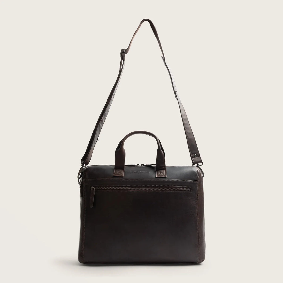 The Chesterfield Brand Levanto Leather Laptop Bag, Brun