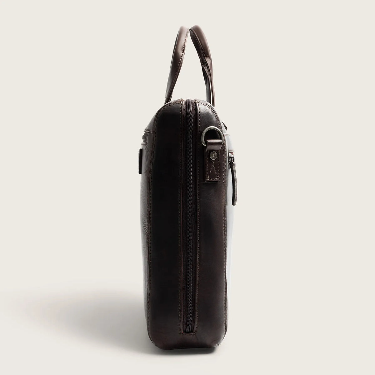 The Chesterfield Brand Levanto Leather Laptop Bag, Brun