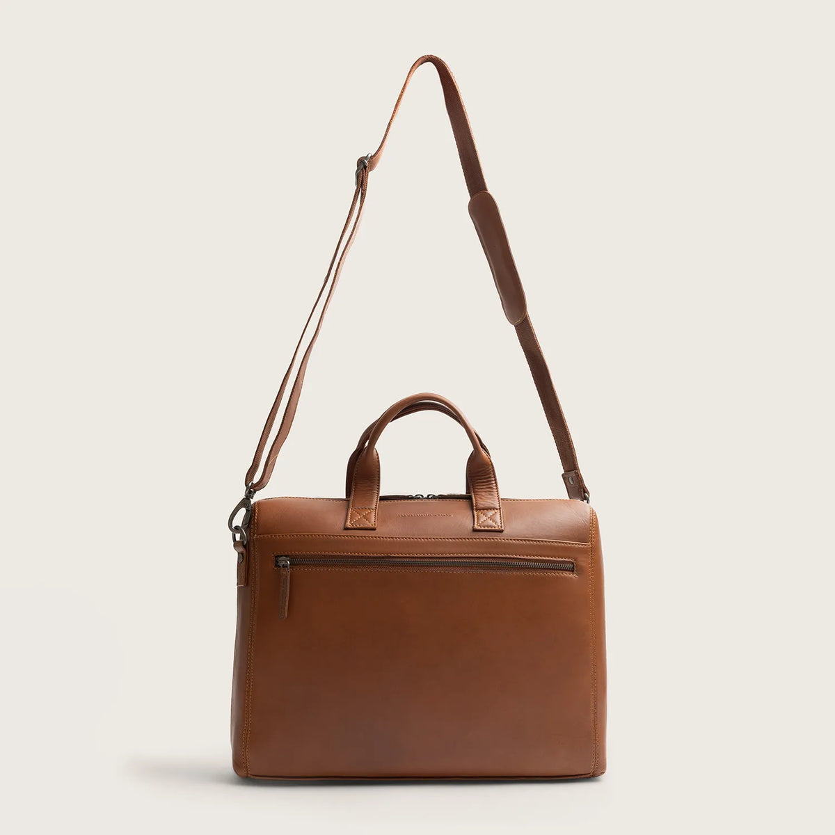 The Chesterfield Brand Levanto Leather Laptop Bag, Cognac