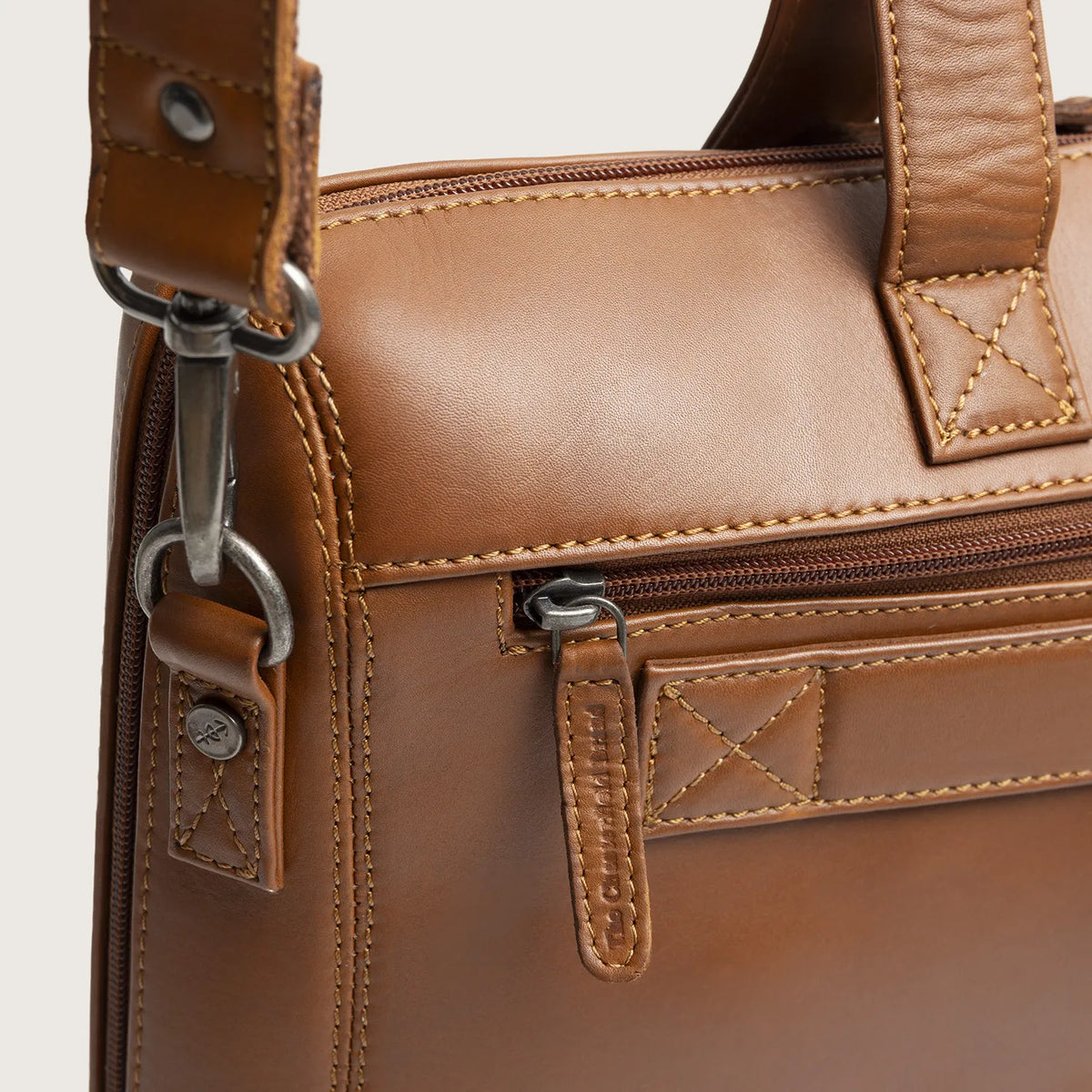 The Chesterfield Brand Levanto Leather Laptop Bag, Cognac