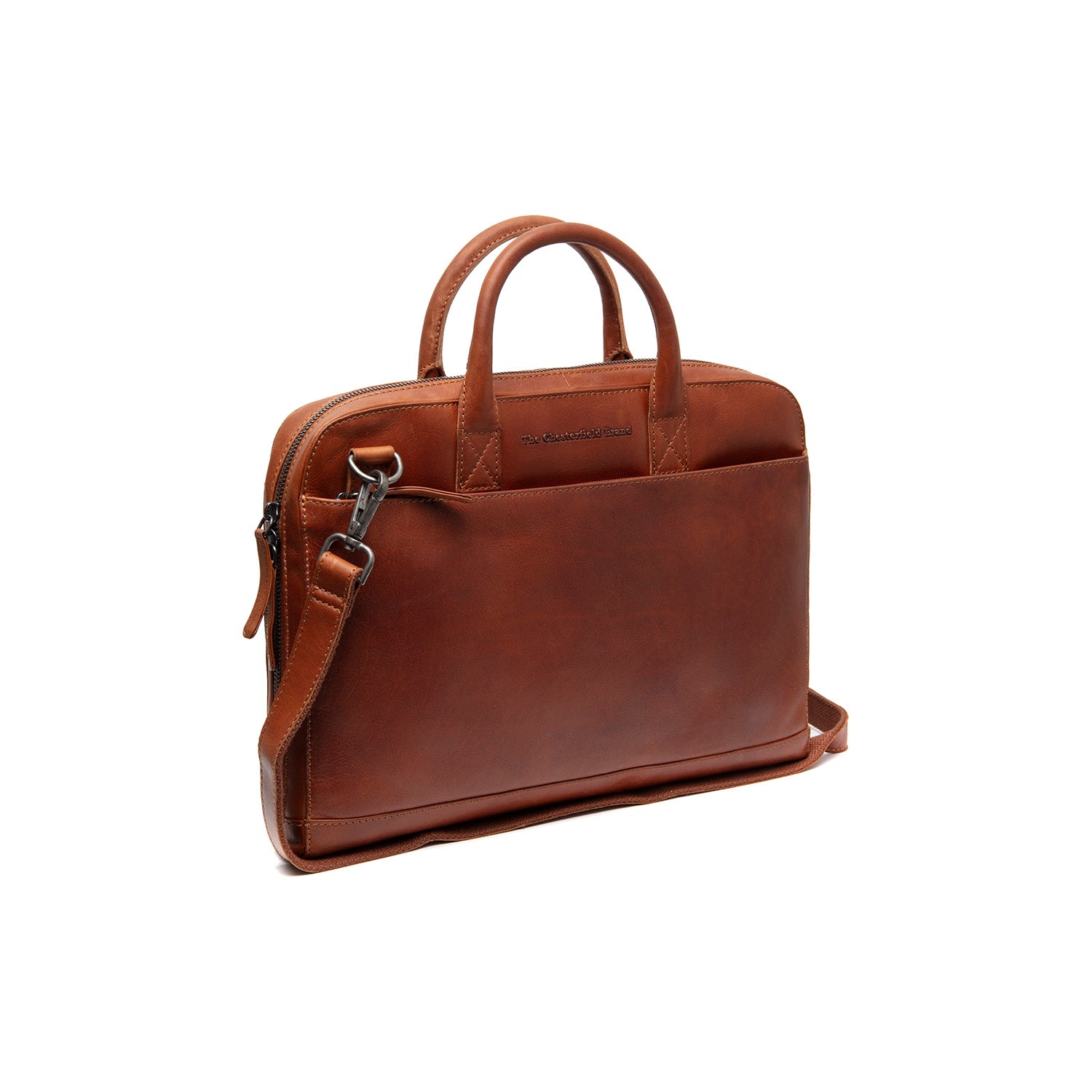 The Chesterfield Brand Tilbury Datorväska, Cognac
