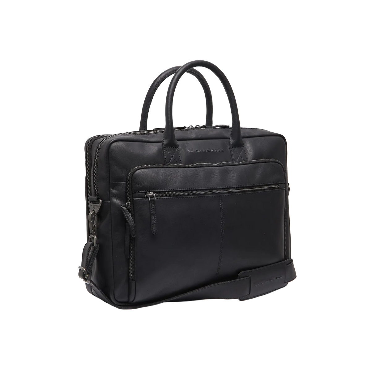 The Chesterfield Brand Tacama Leather Datorväska, Svart