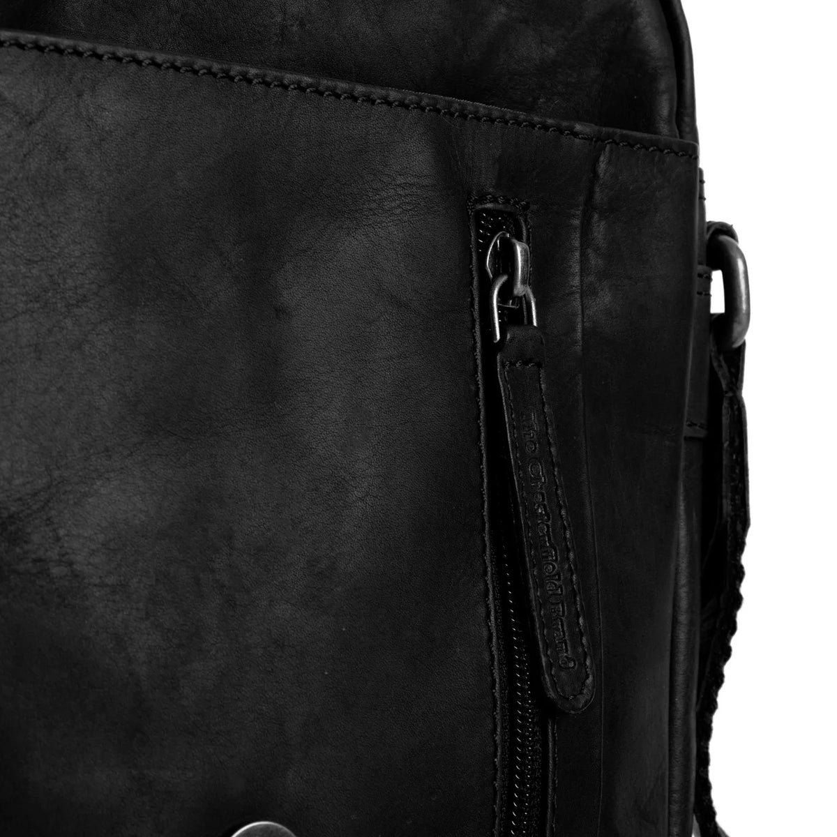 The Chesterfield Brand Remy Leather Crossbodyväska, Svart